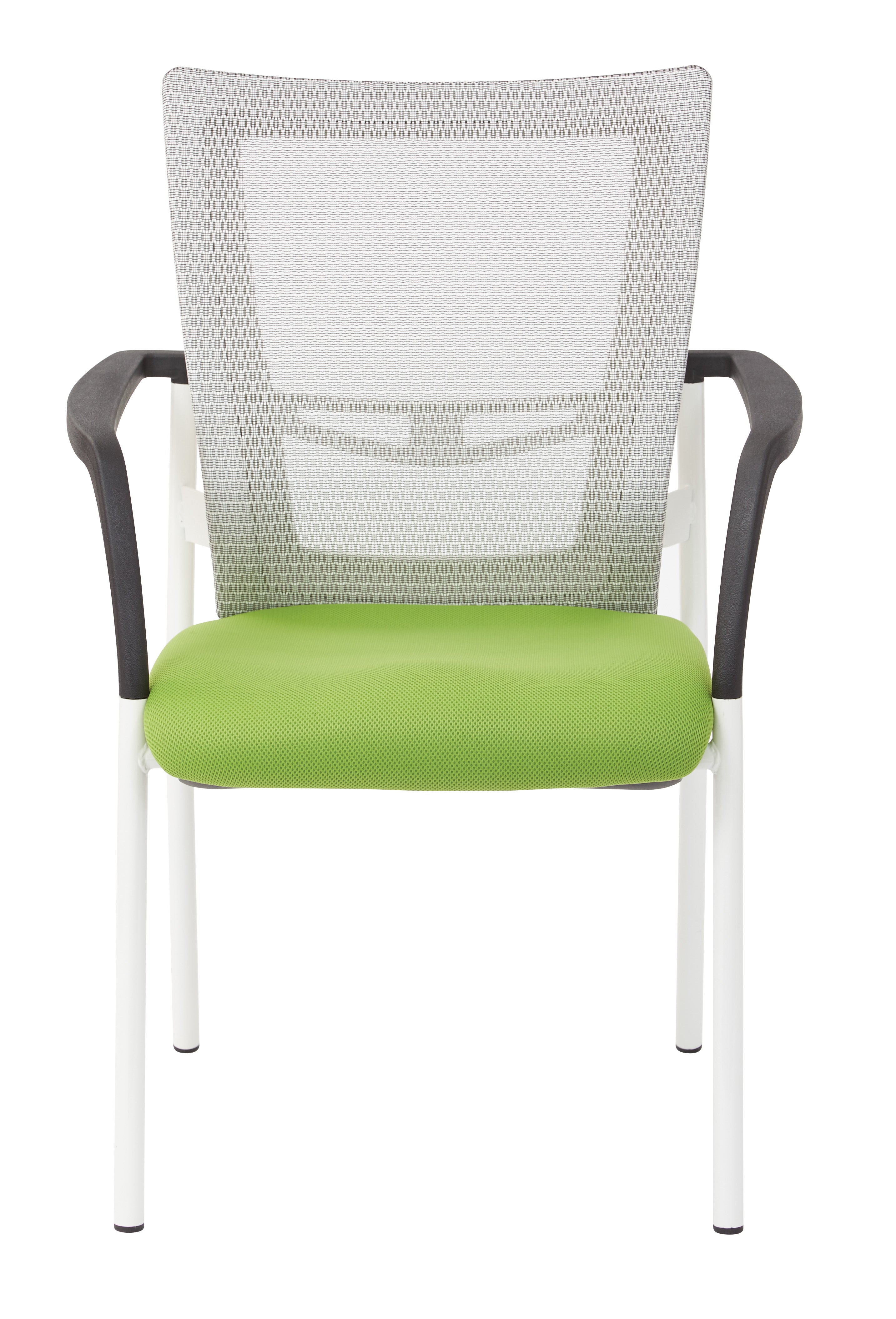 ProGrid® Mesh Back Visitors Chair - White / Green