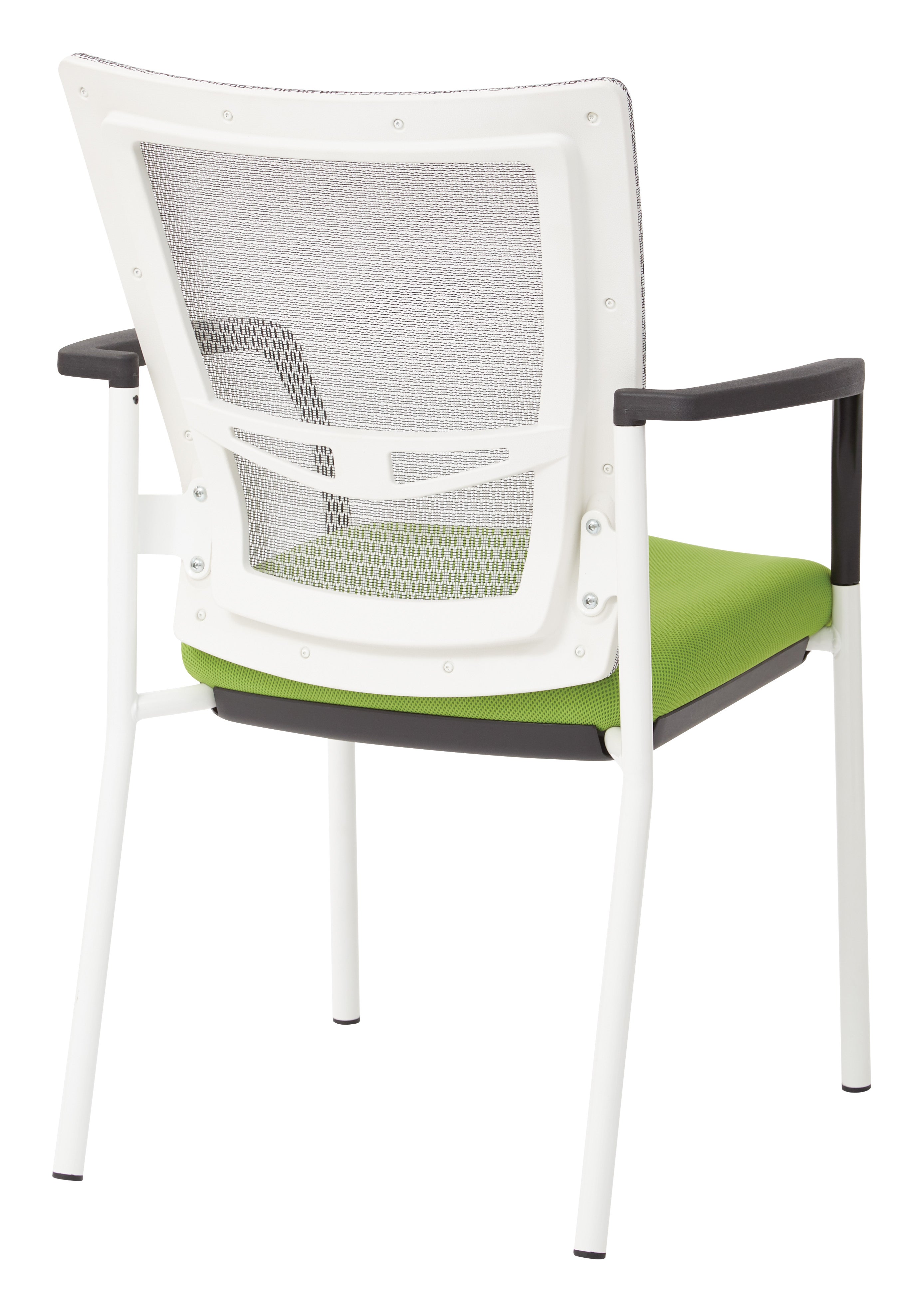 ProGrid® Mesh Back Visitors Chair - White / Green