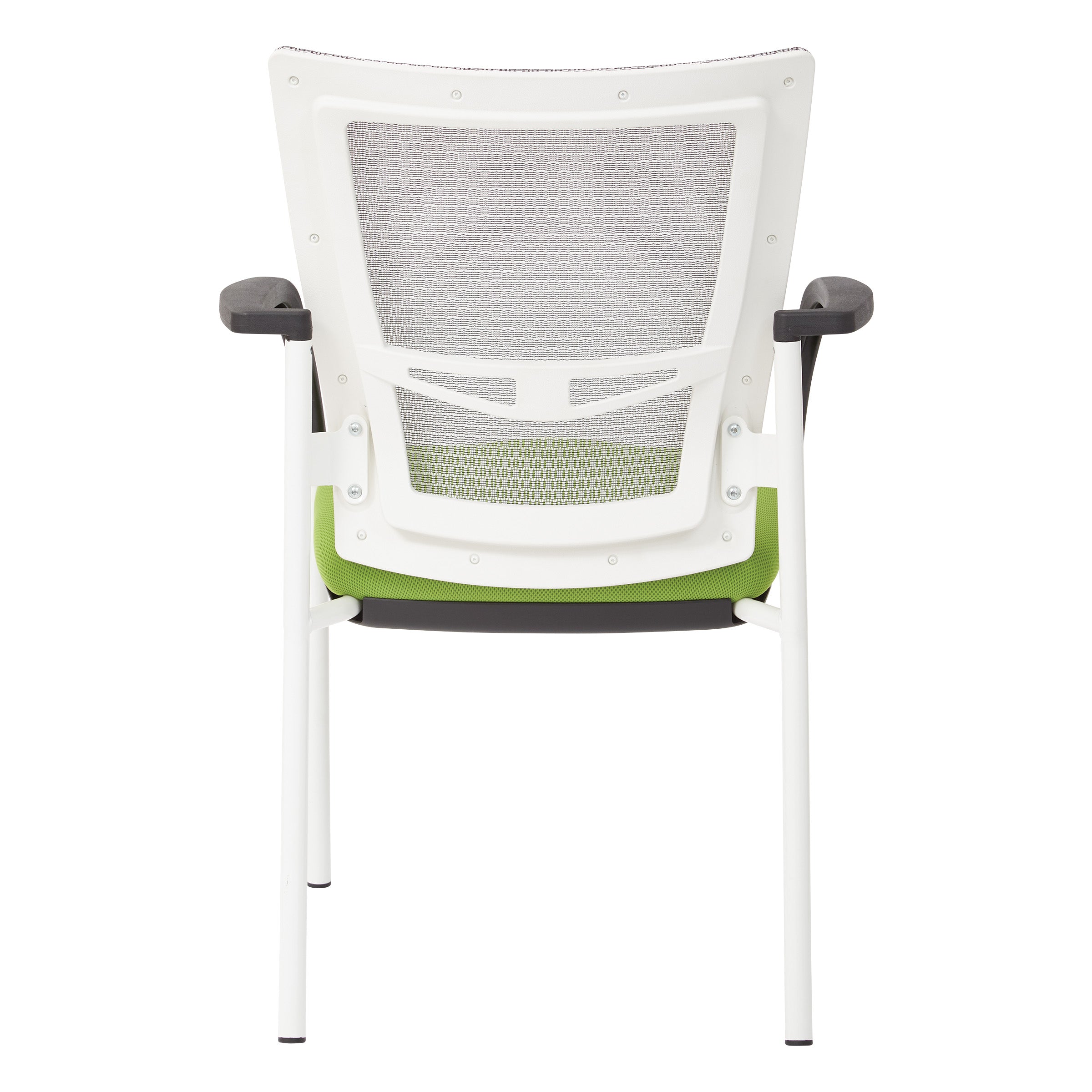 ProGrid® Mesh Back Visitors Chair - White / Green