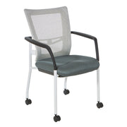 ProGrid® Mesh Back Visitors Chair - White/Grey