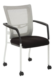 ProGrid® Mesh Back Visitors Chair - White/Black