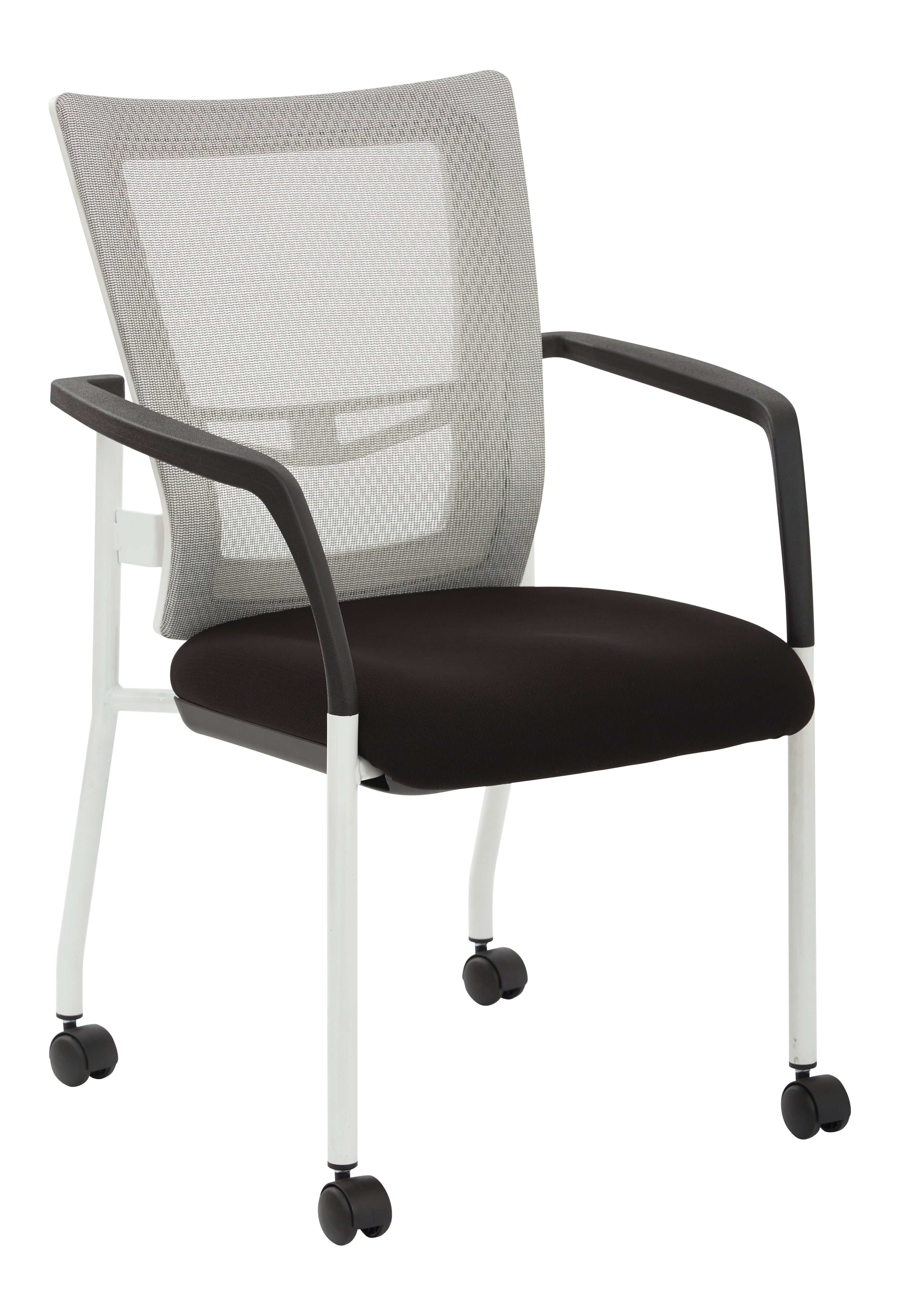 ProGrid® Mesh Back Visitors Chair - White/Black