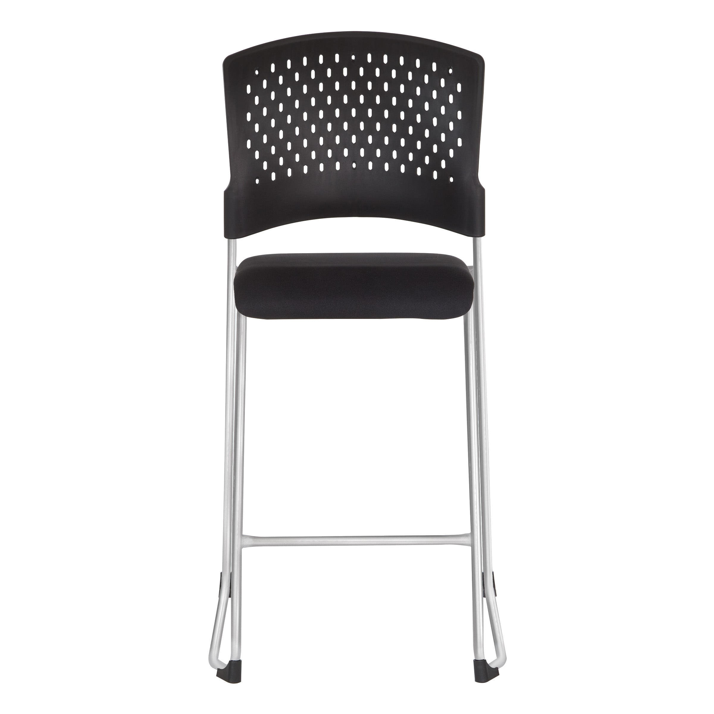 Tall Stacking Visitor Chairs - Coal
