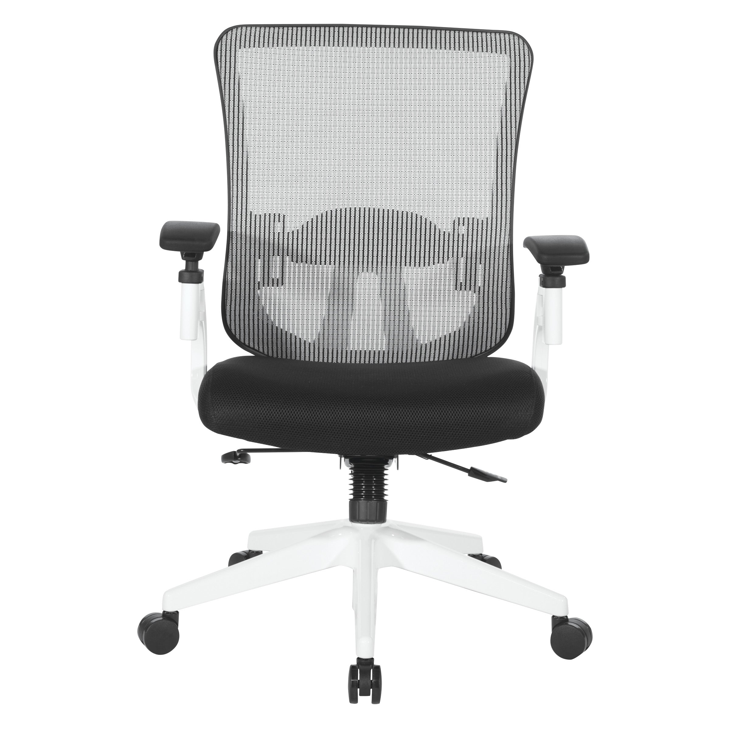 Vertical Mesh Back Managers Chair - White/Black