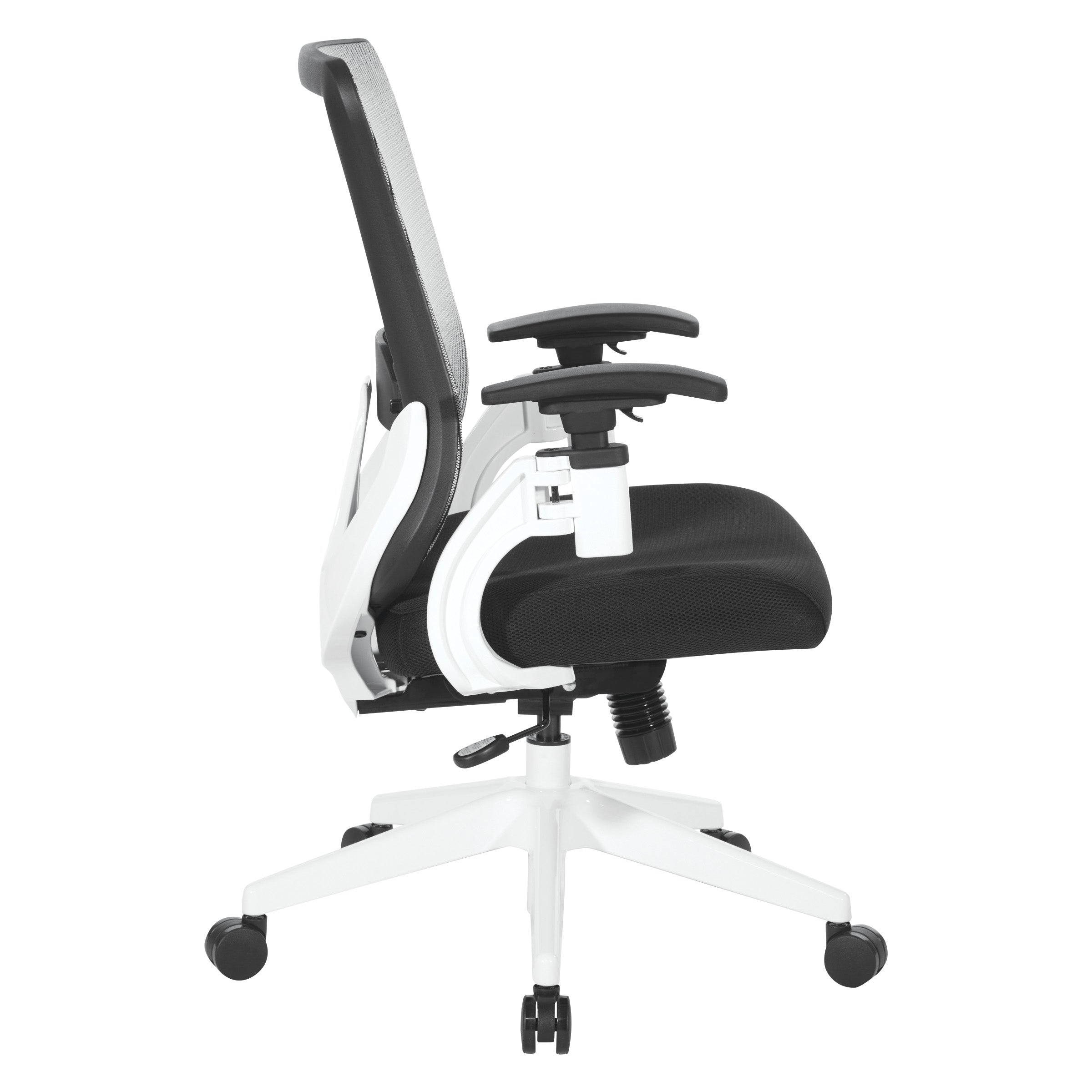 Vertical Mesh Back Managers Chair - White/Black