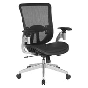 Vertical Mesh Back Managers Chair - Silver/Black