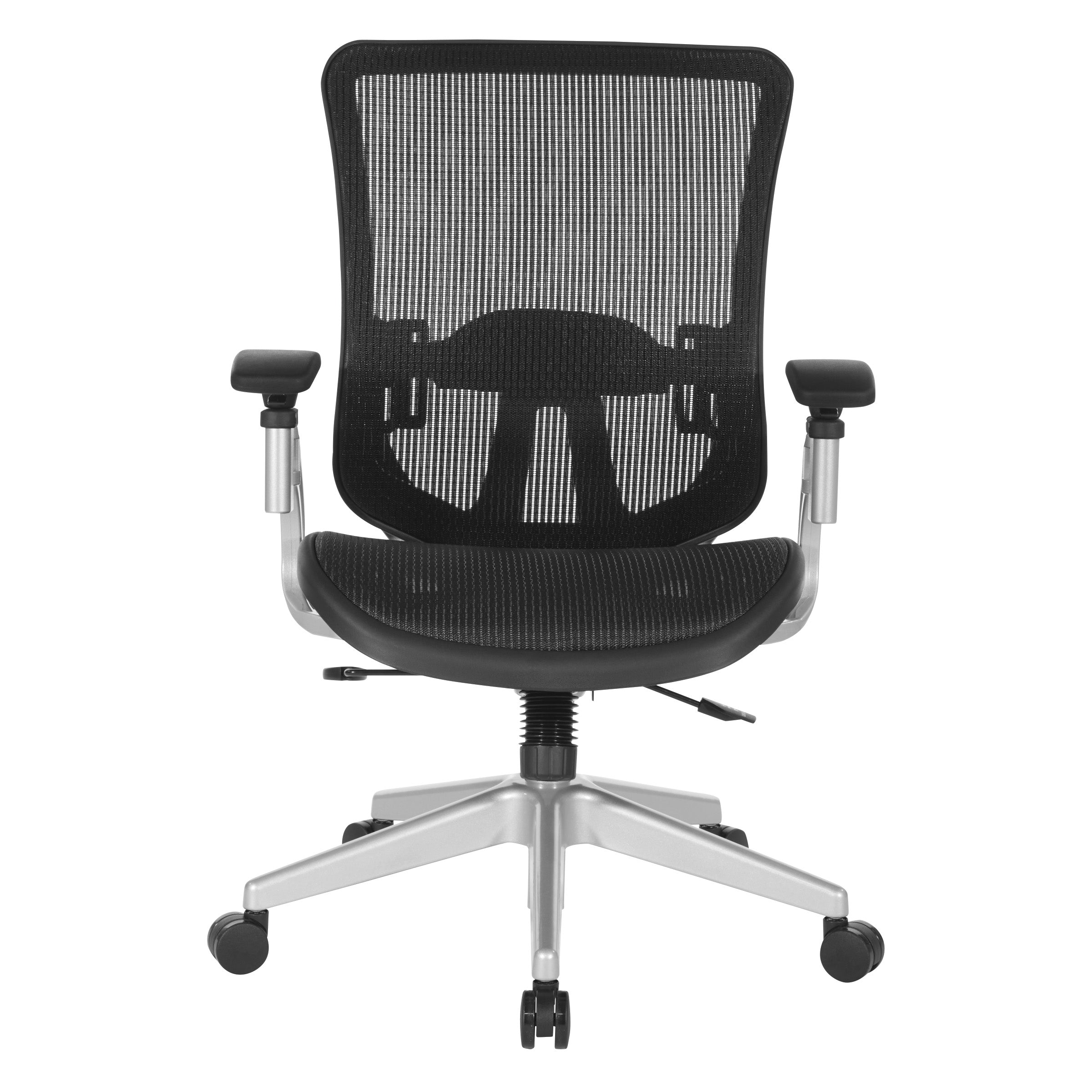 Vertical Mesh Back Managers Chair - Silver/Black