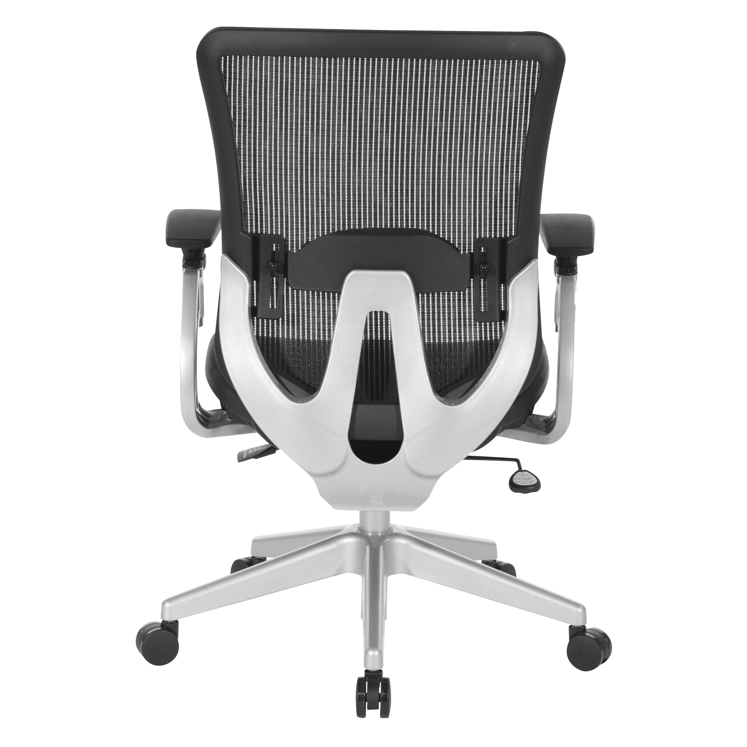 Vertical Mesh Back Managers Chair - Silver/Black