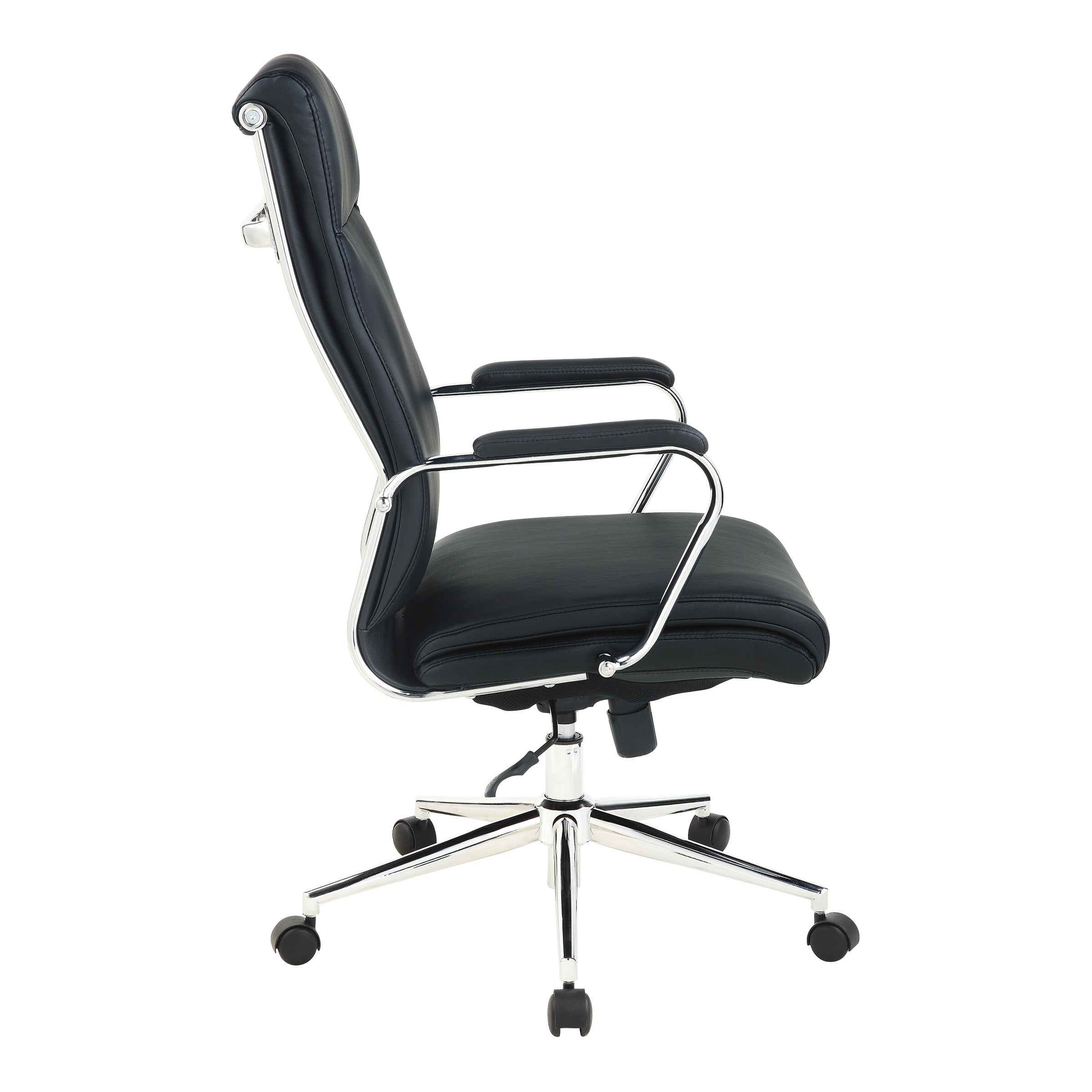 High Bk Silver Ion Technology Fabric Chair - Dillon Black