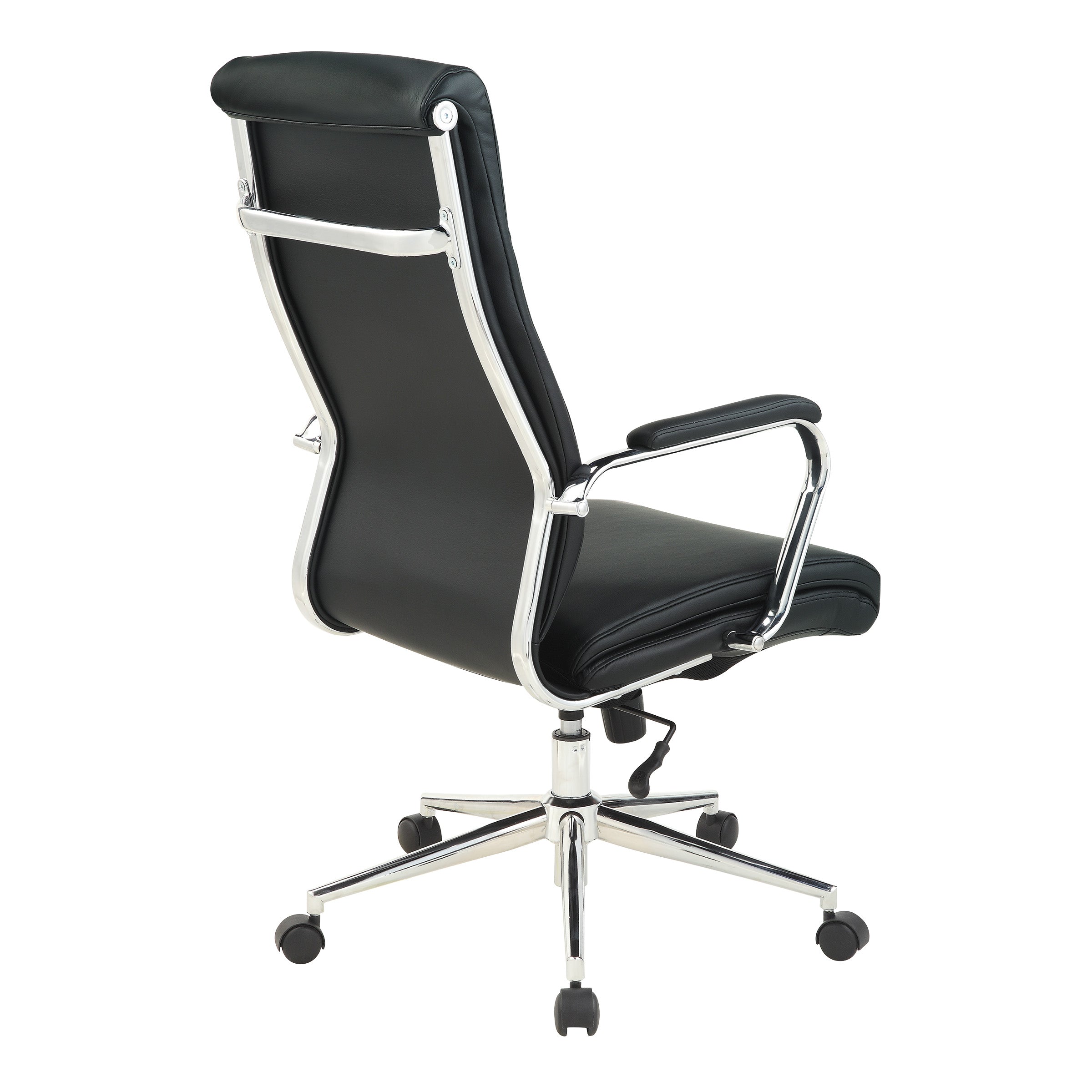 High Bk Silver Ion Technology Fabric Chair - Dillon Black