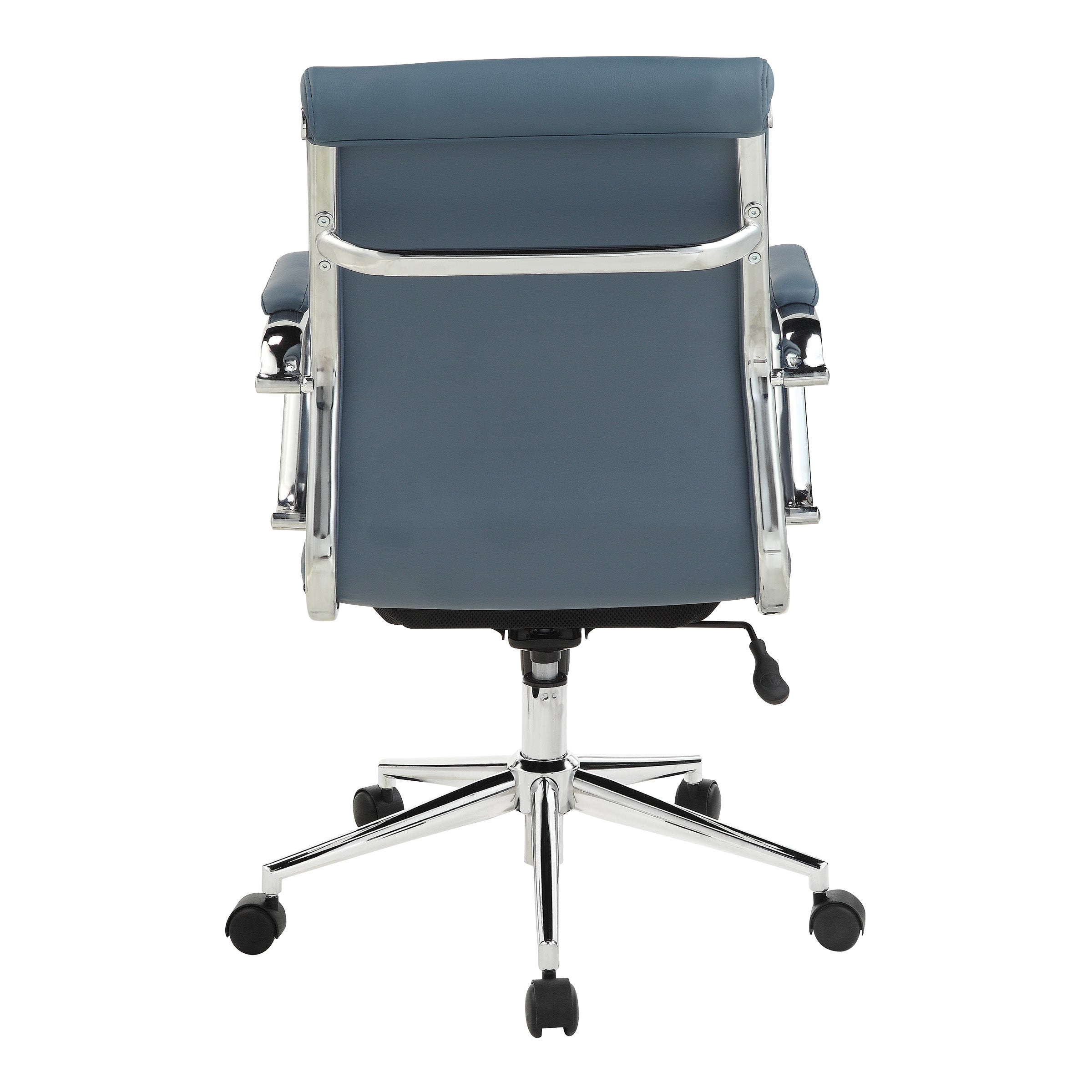 Mid Bk Silver Ion Technology Fabric Chair - Dillon Blue