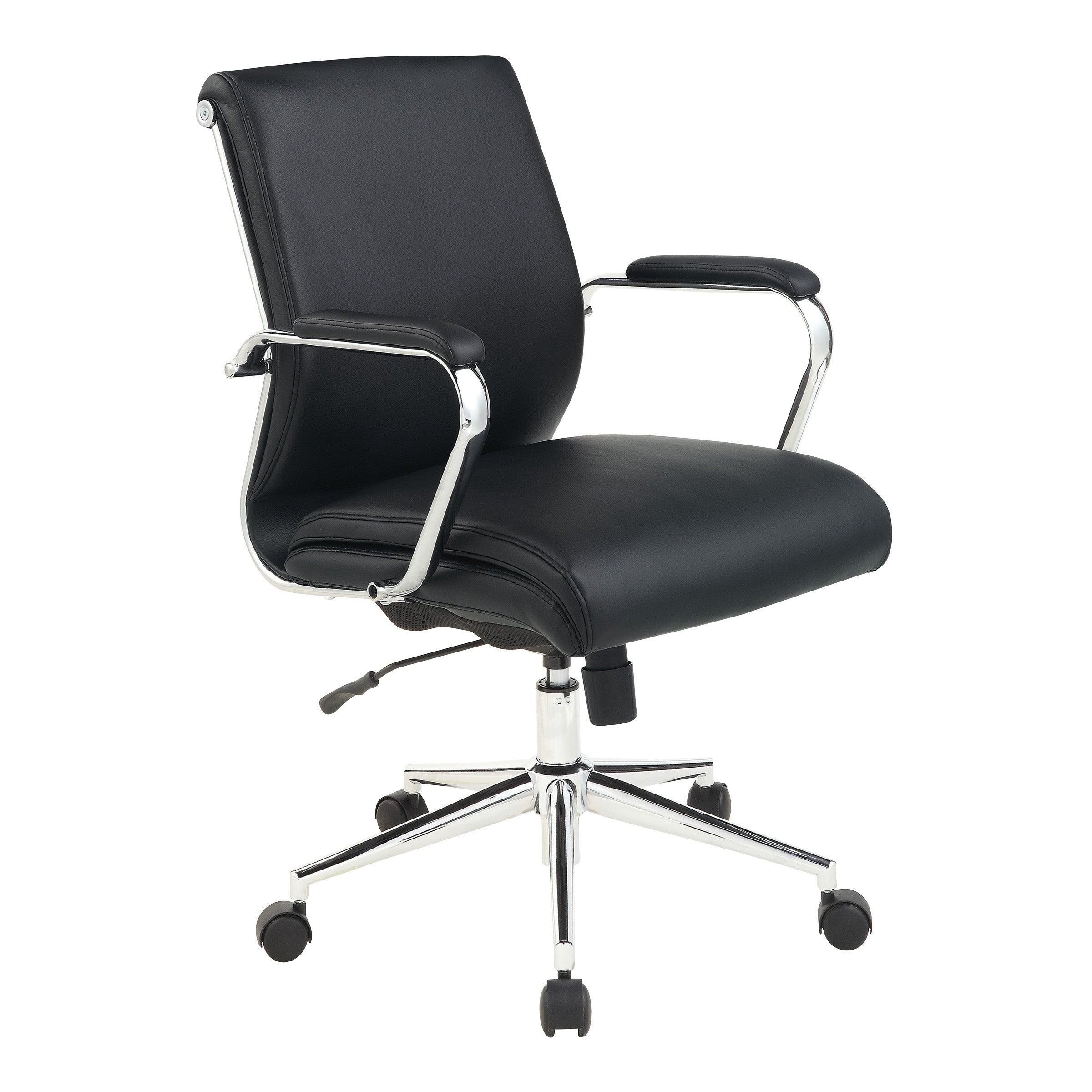 Mid Bk Silver Ion Technology Fabric Chair - Dillon Steel