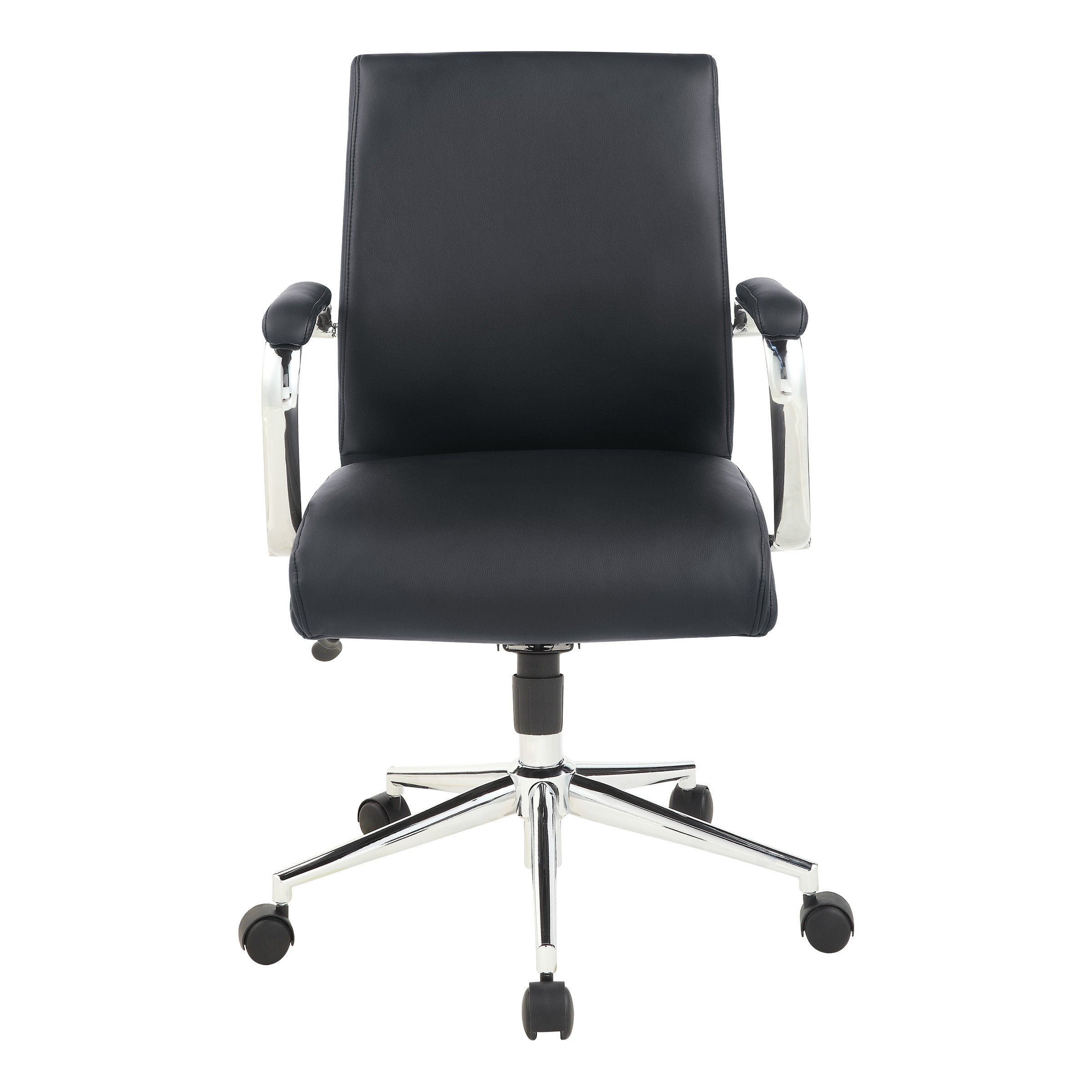 Mid Bk Silver Ion Technology Fabric Chair - Dillon Steel
