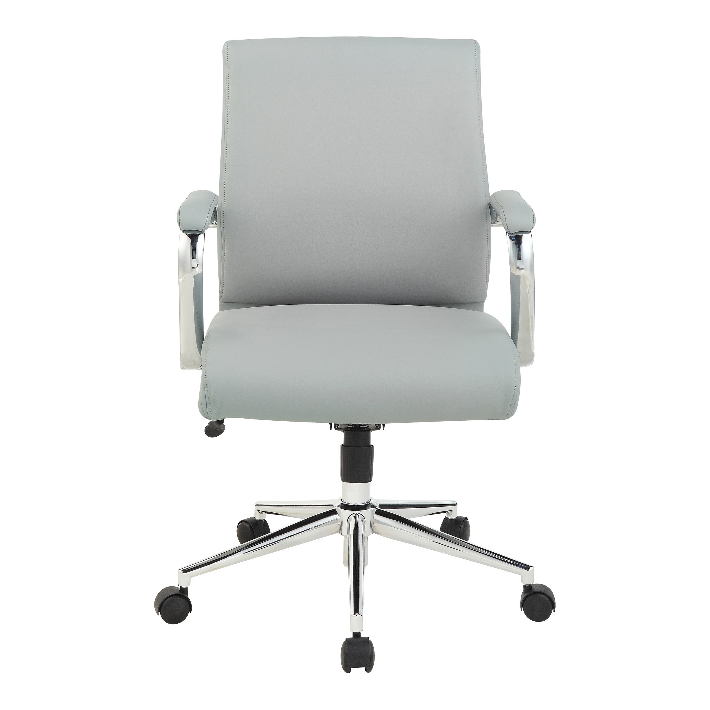 Mid Bk Silver Ion Technology Fabric Chair - Dillon Black