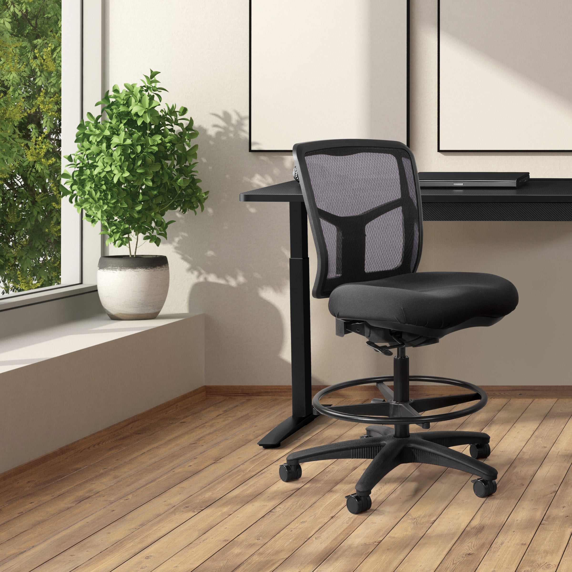 ProGrid® Mesh Drafting Chair - Coal
