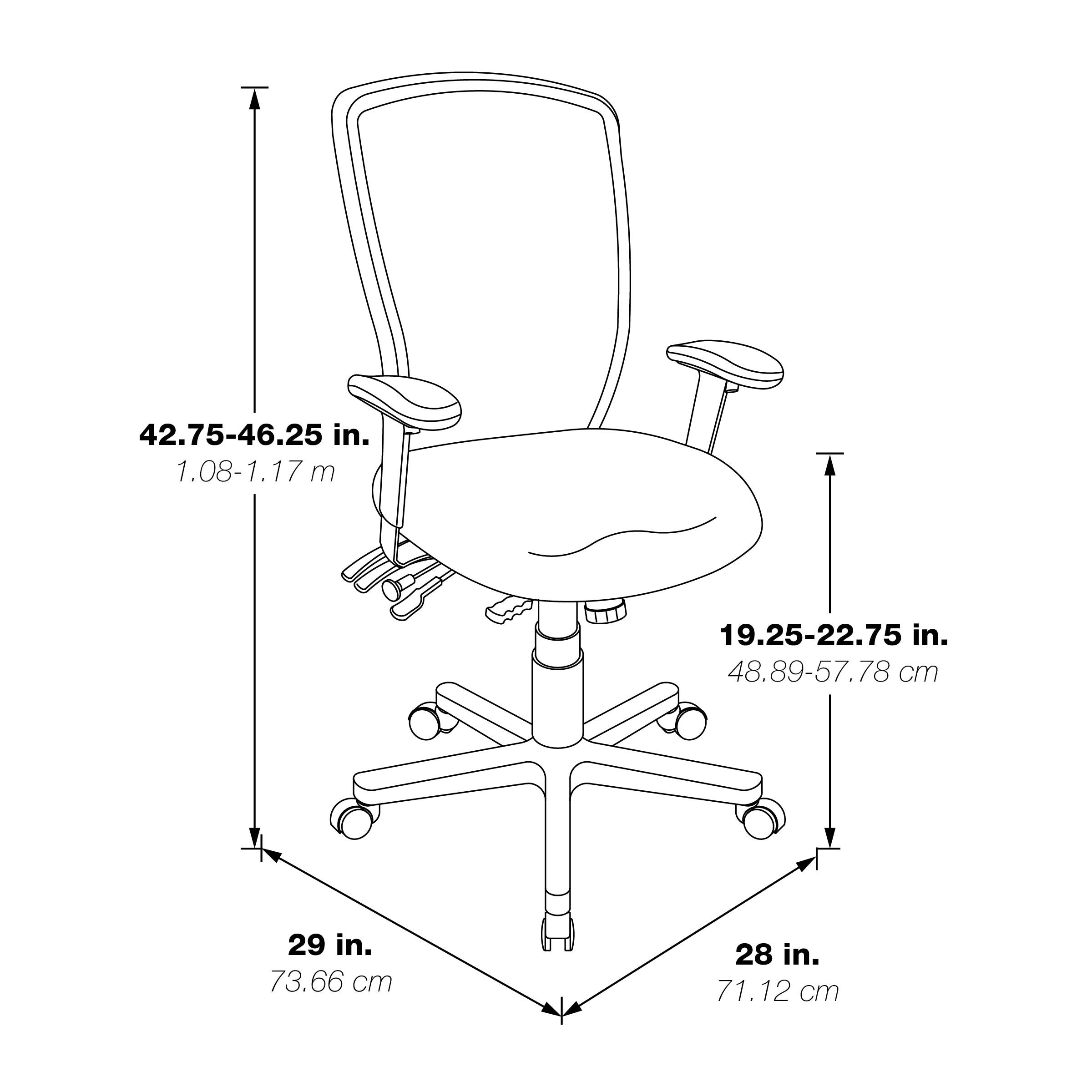 ProGrid® High Back Managers Chair - Coal