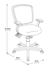 ProGrid® Mid Back Managers Chair - Custom C Grade Fabric