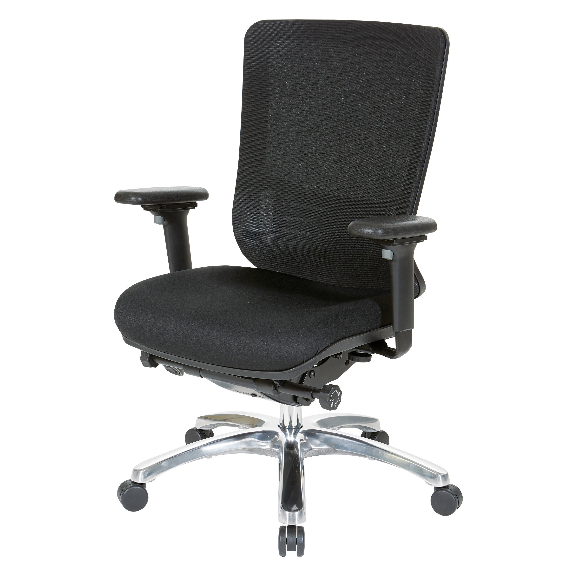 Mesh High Back Chair - Coal