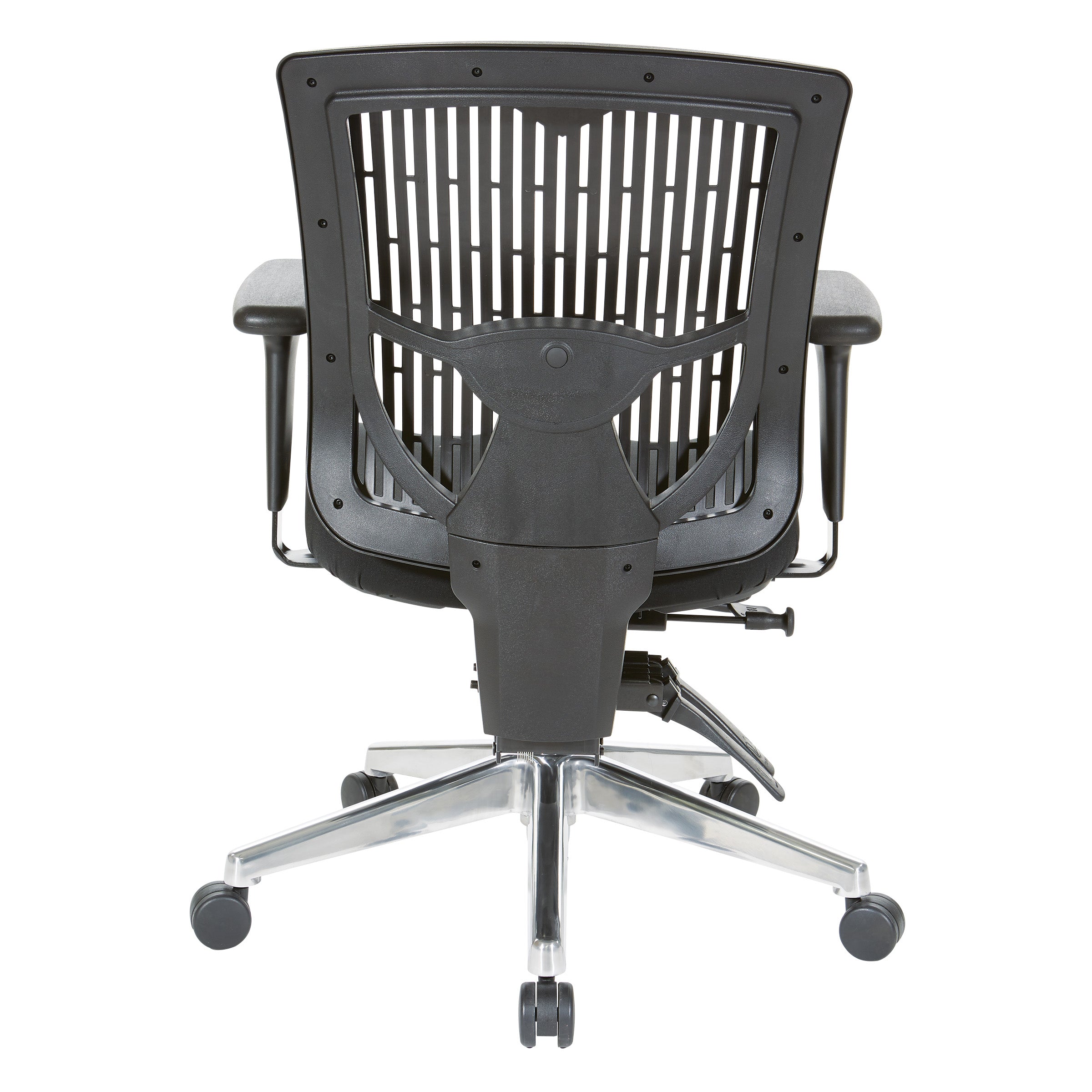 Contoured Plastic back Manager's Ch - Black