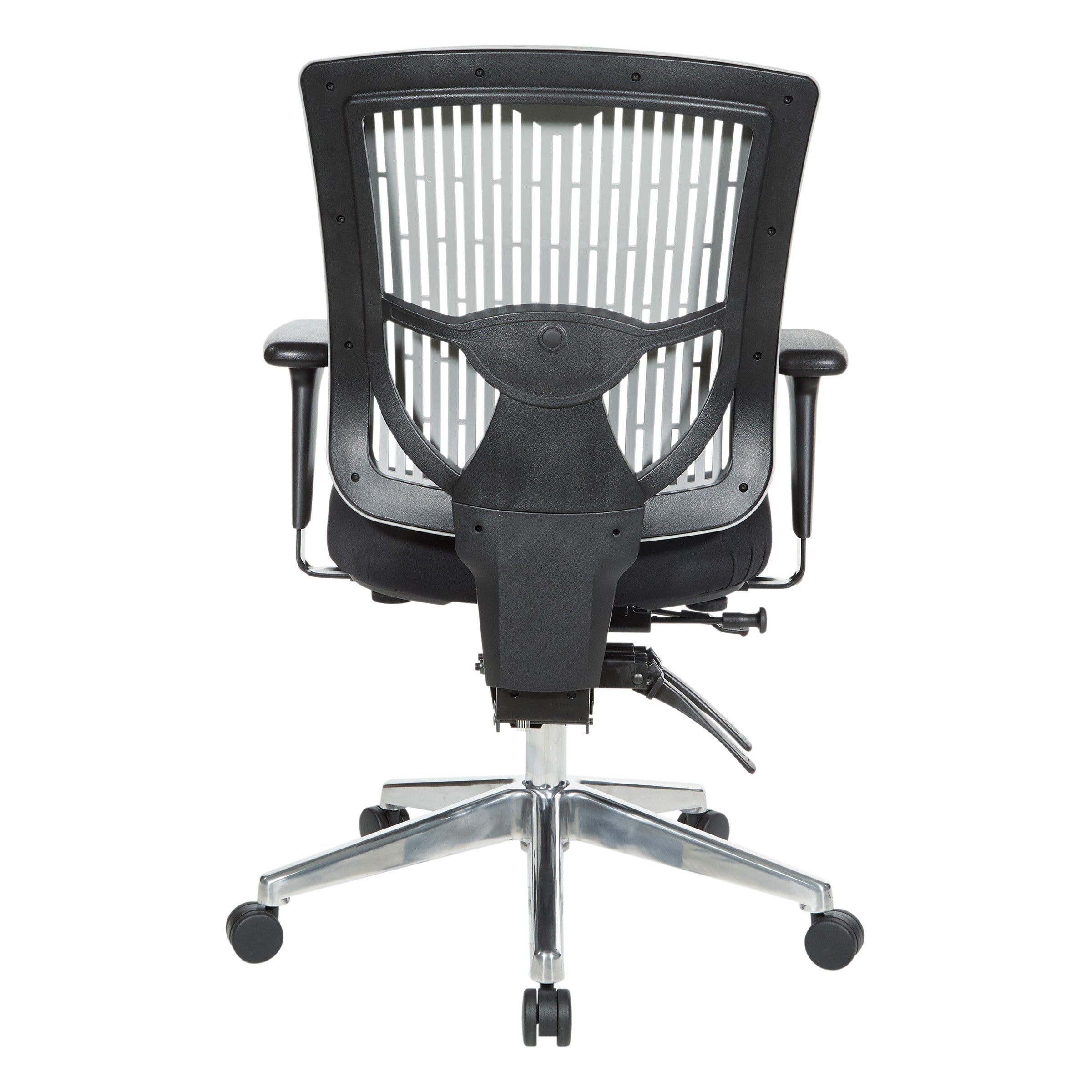 Contoured Plastic back Manager's Ch - Grey