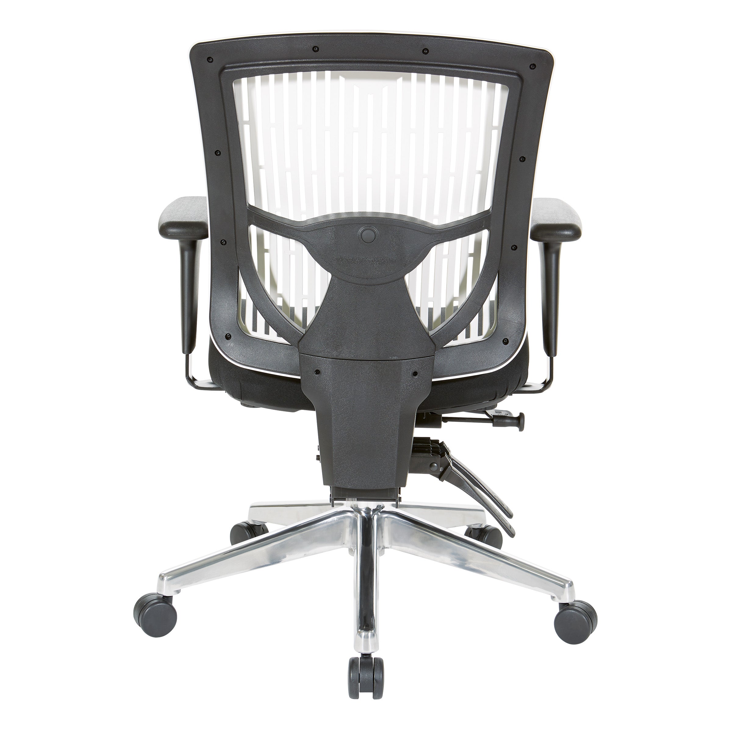 Contoured Plastic back Manager's Ch - White