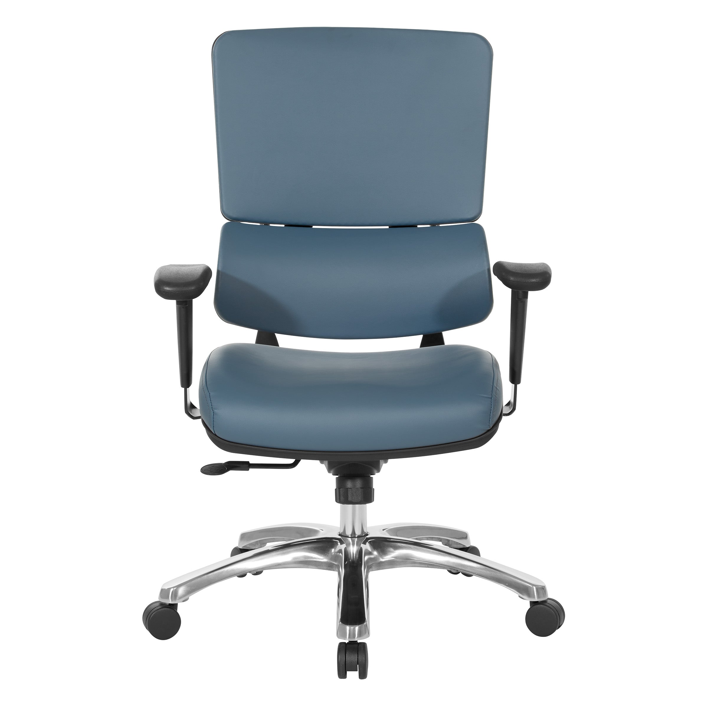 Dillon Seat and Back Managers Chair - Blue