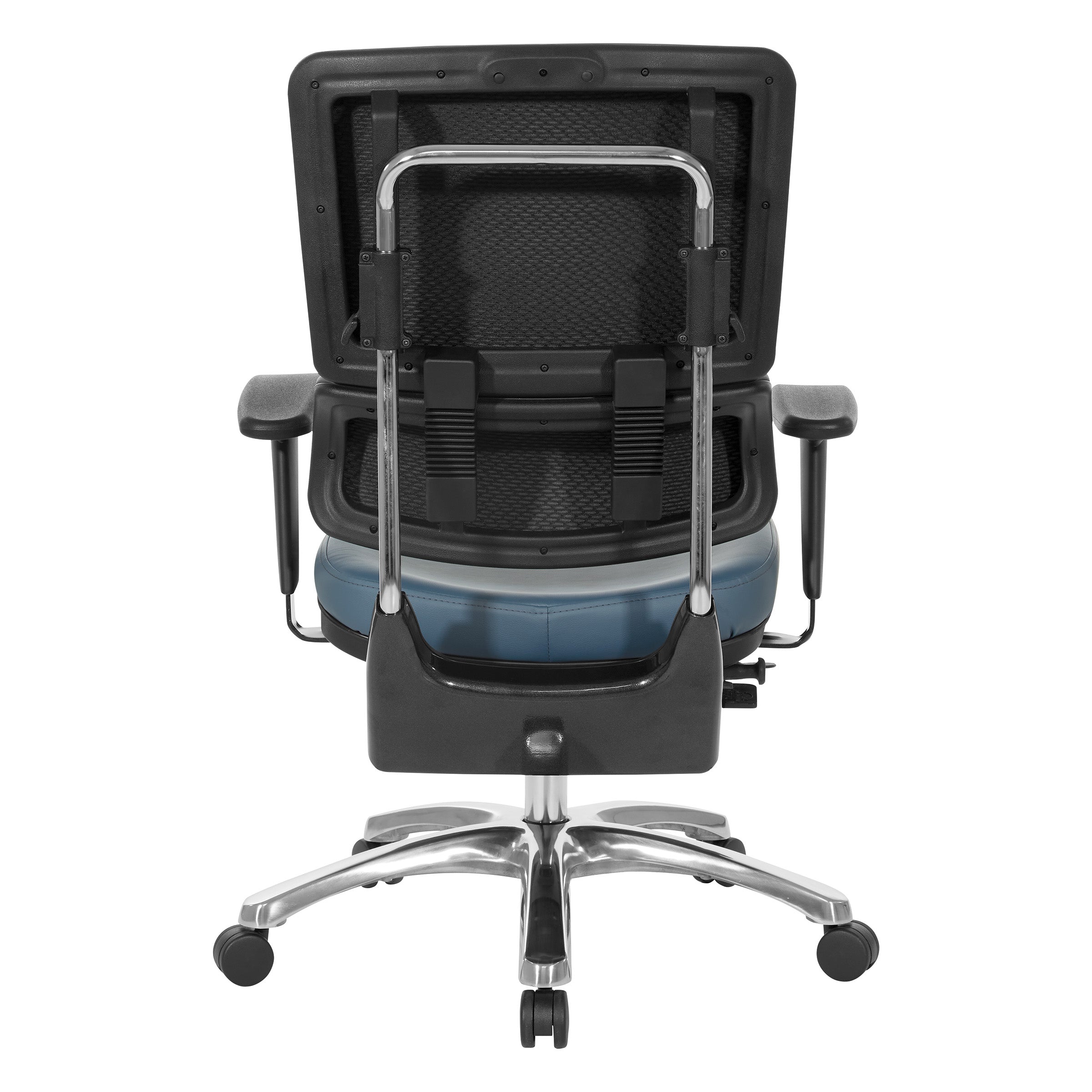 Dillon Seat and Back Managers Chair - Blue