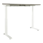 Ascend II 2 Stage 60" x 24" Electric Height Adjustable Table - Slate Grey/White