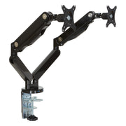 Double Monitor Arm 17"-30" - Black