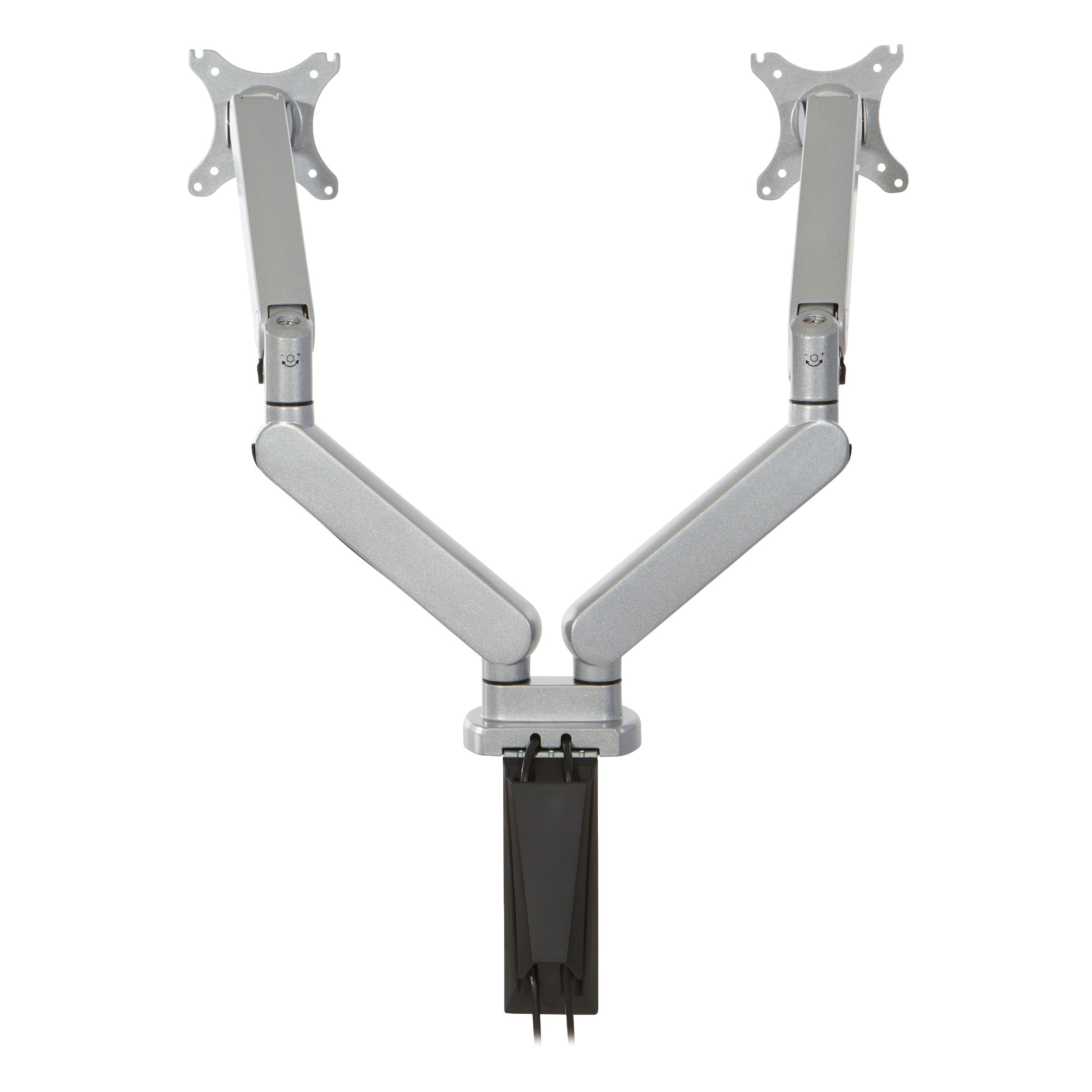 Double Monitor Arm 17"-30" - Silver
