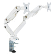 Double Monitor Arm 17"-30" - White