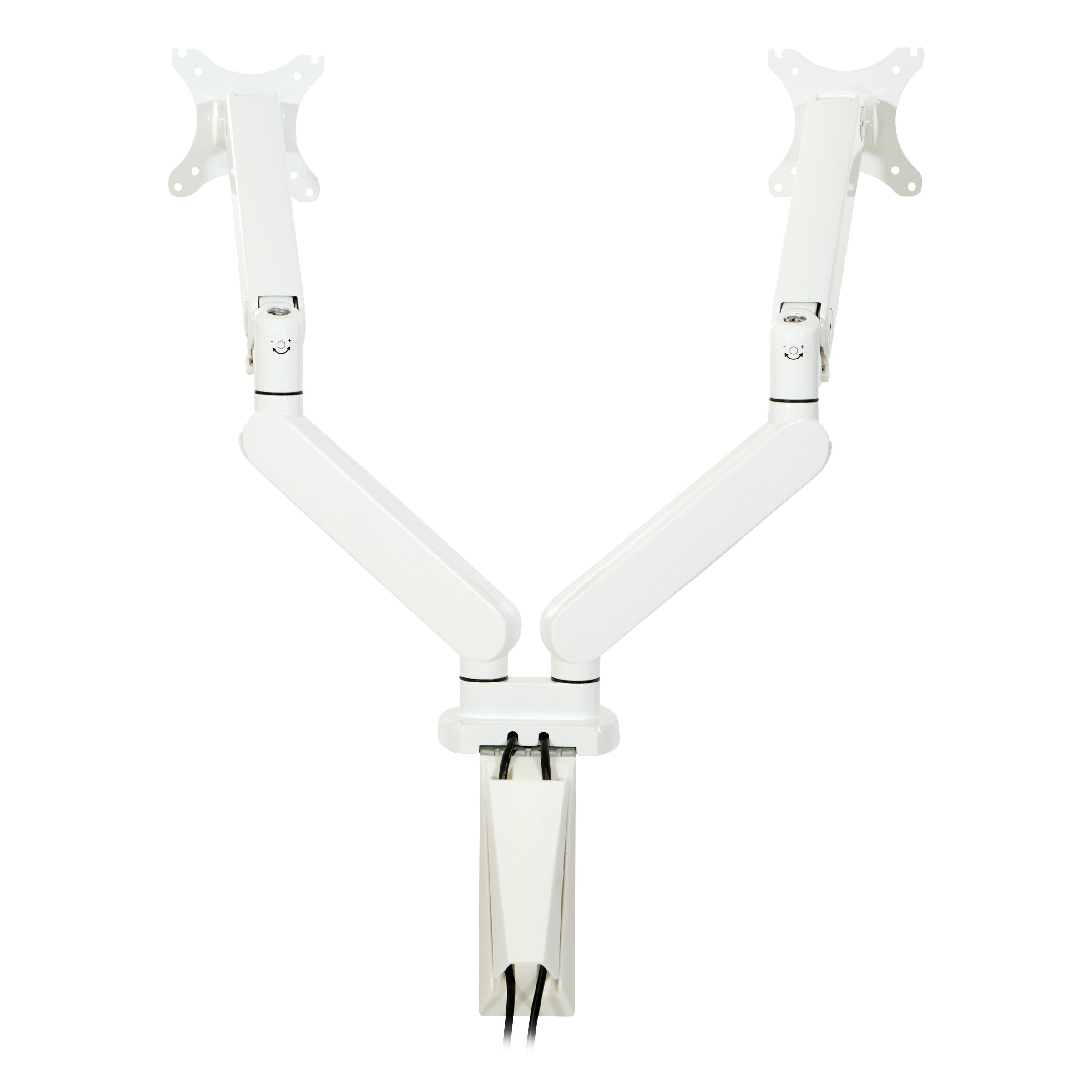 Double Monitor Arm 17"-30" - White