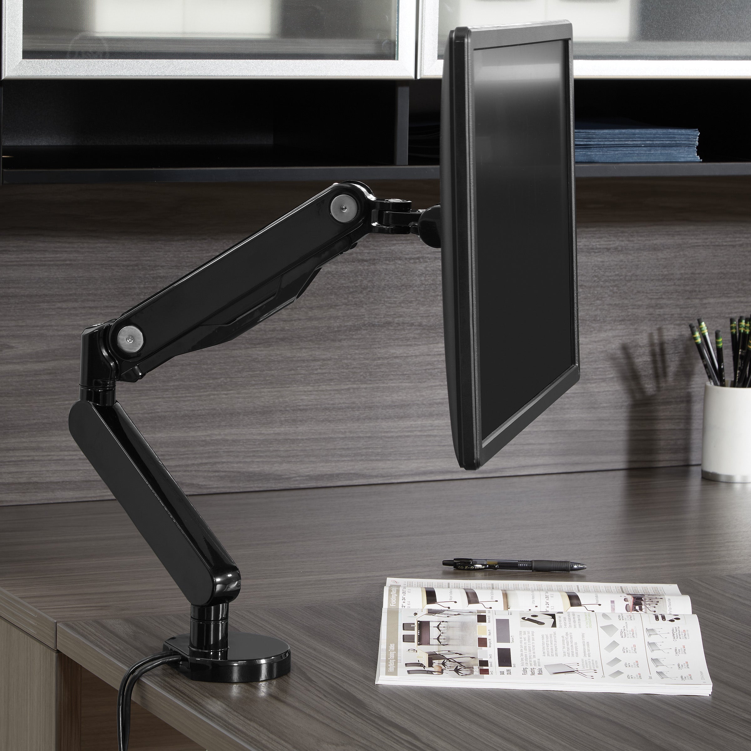 Single Monitor Arm - Black