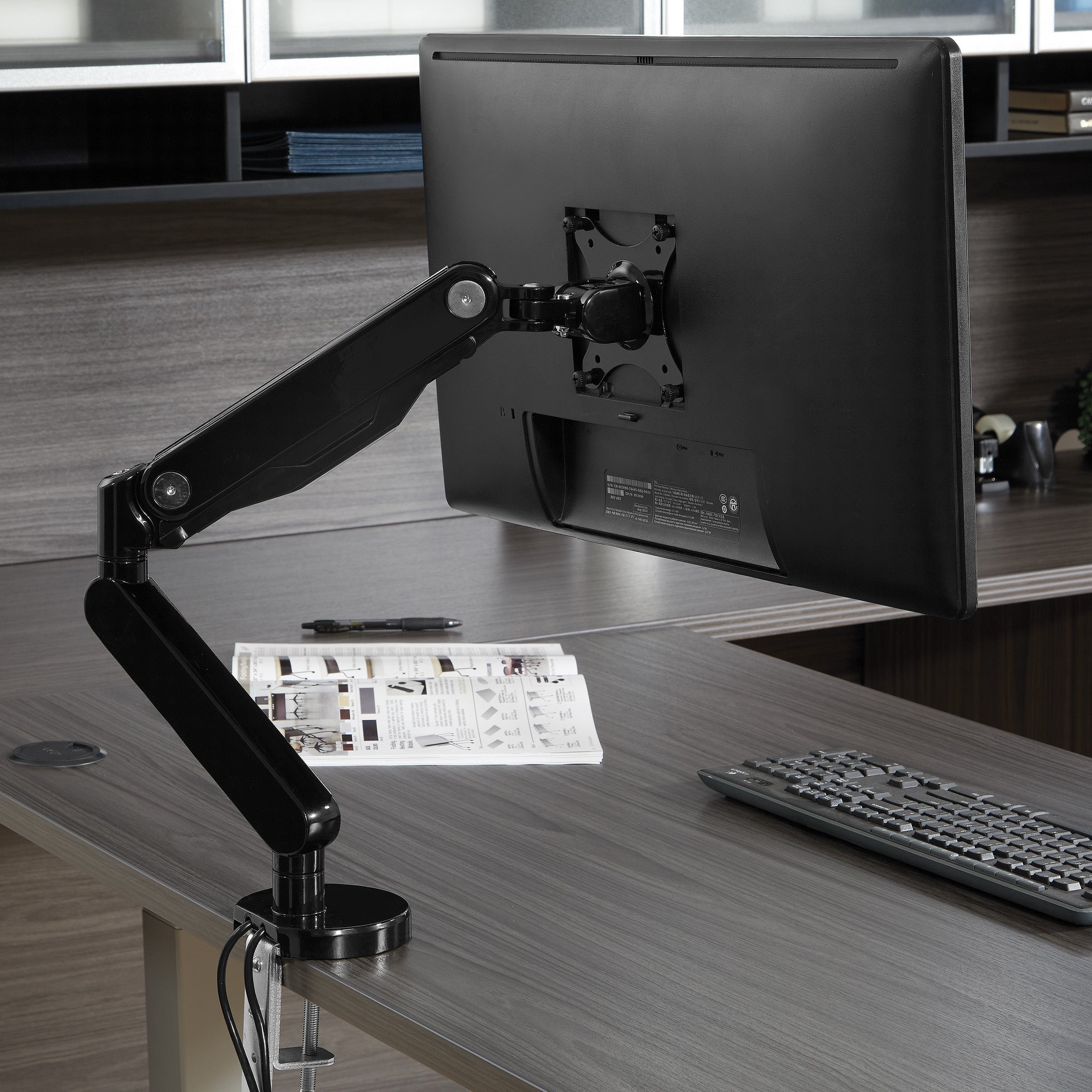 Single Monitor Arm - Black