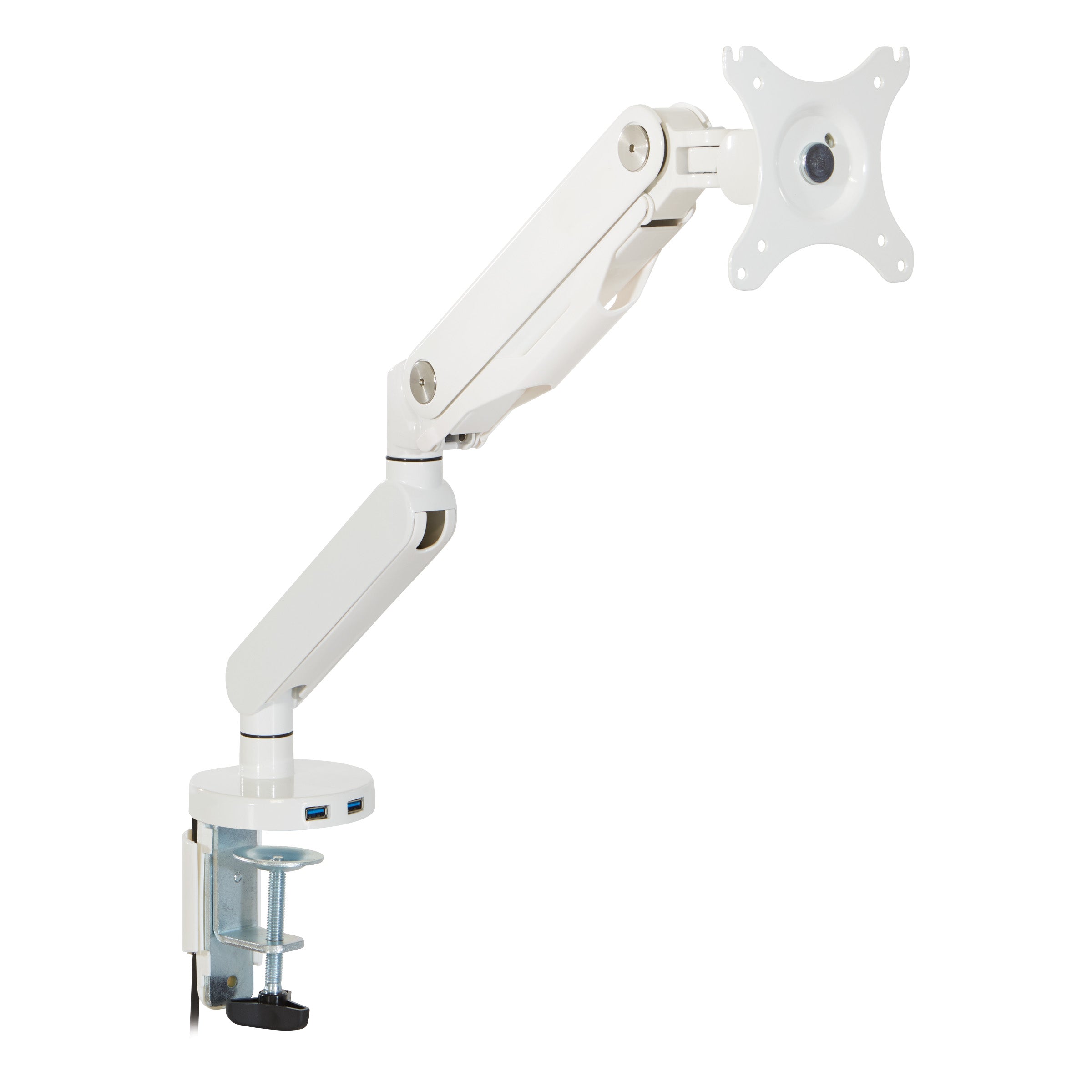 Single Monitor Arm - White