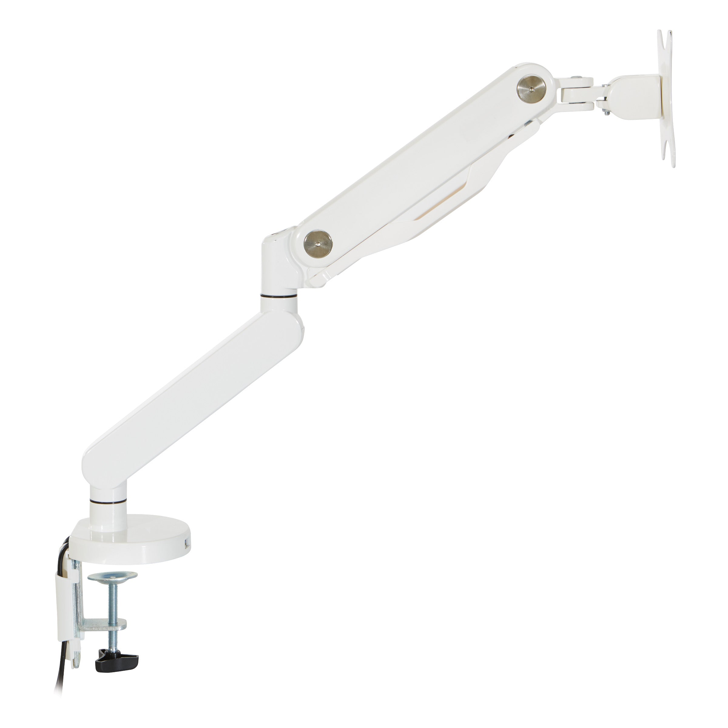 Single Monitor Arm - White