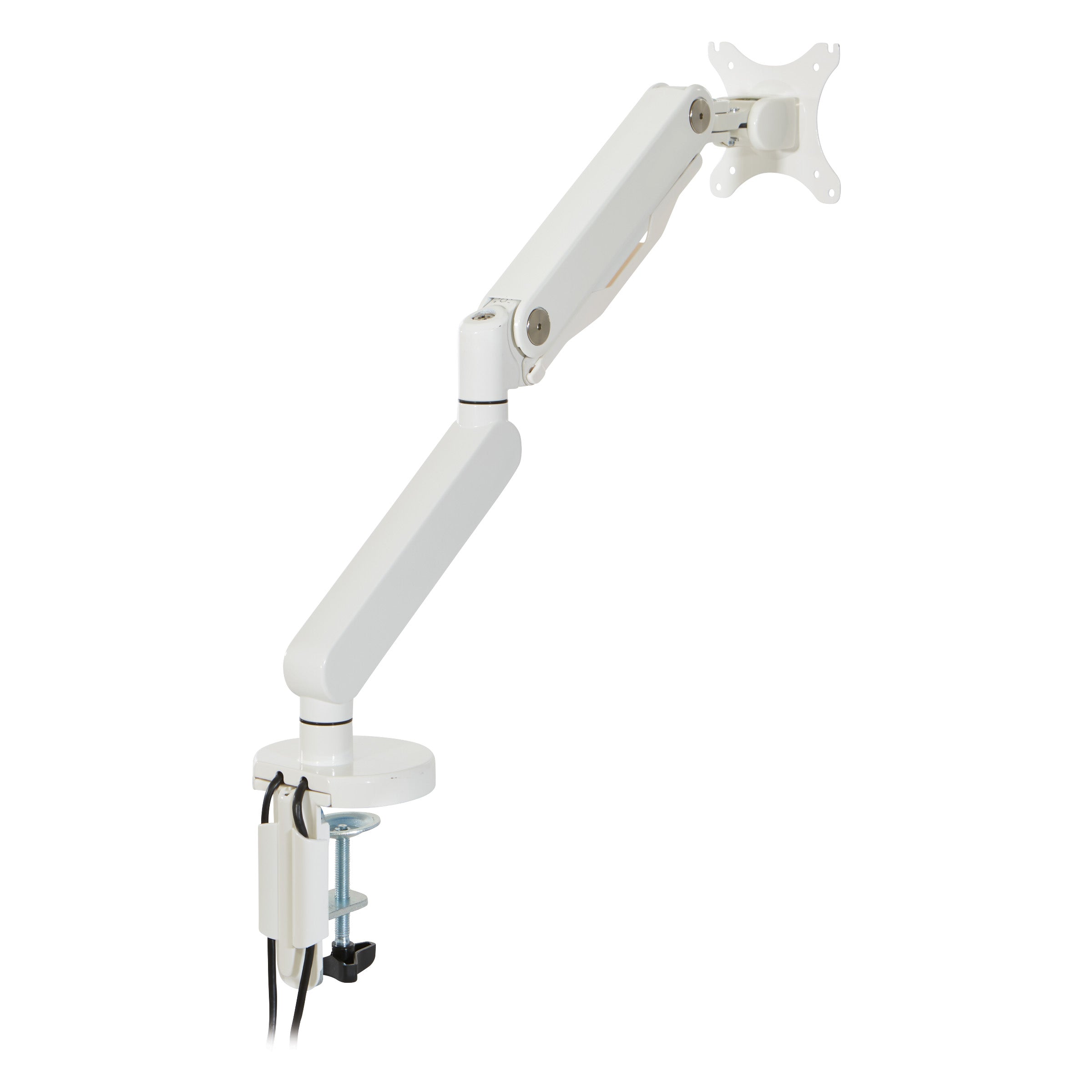 Single Monitor Arm - White