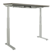 Ascend II 3 Stage 60" x 24" Electric Height Adjustable table - Slate Grey/Silver