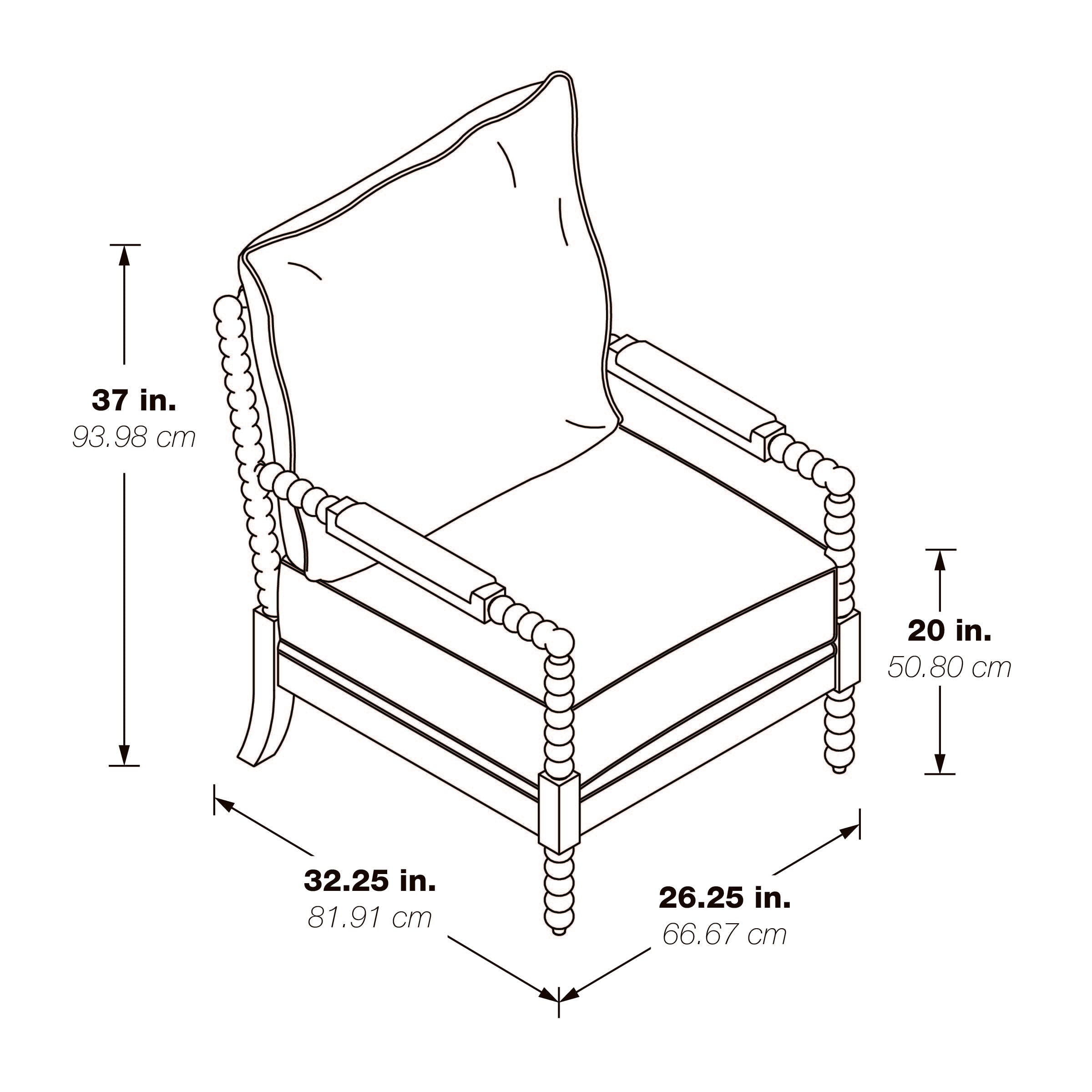 Abbott Chair - Azure
