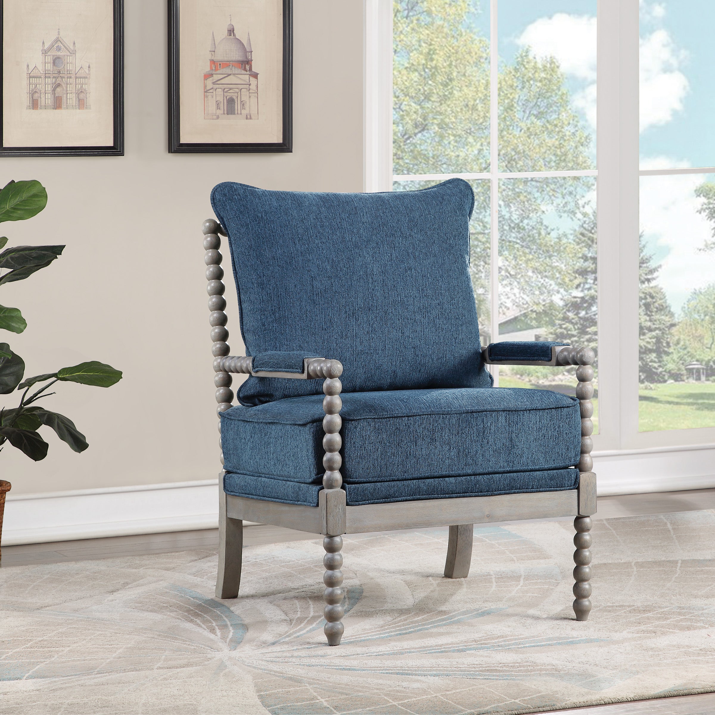 Abbott Chair - Azure