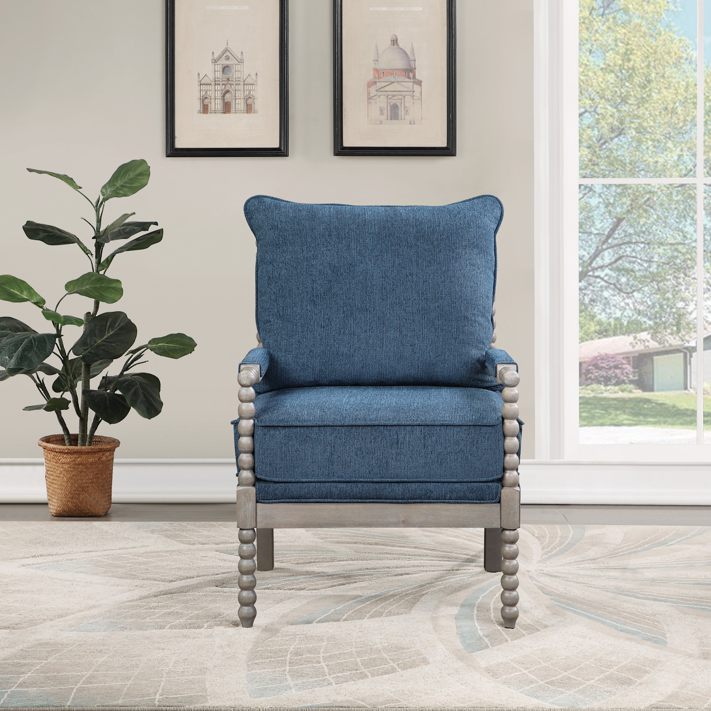 Abbott Chair - Azure