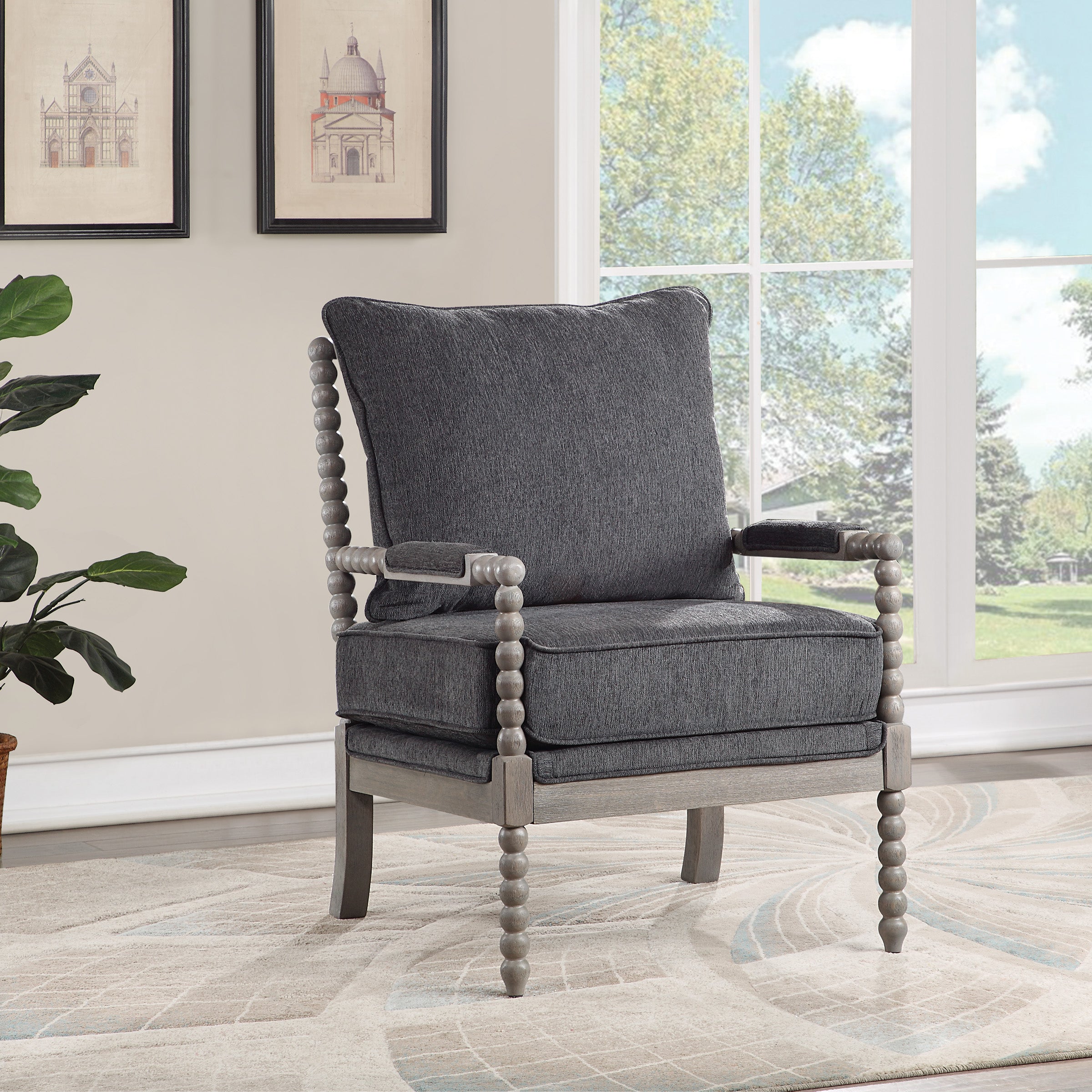 Abbott Chair - Charcoal