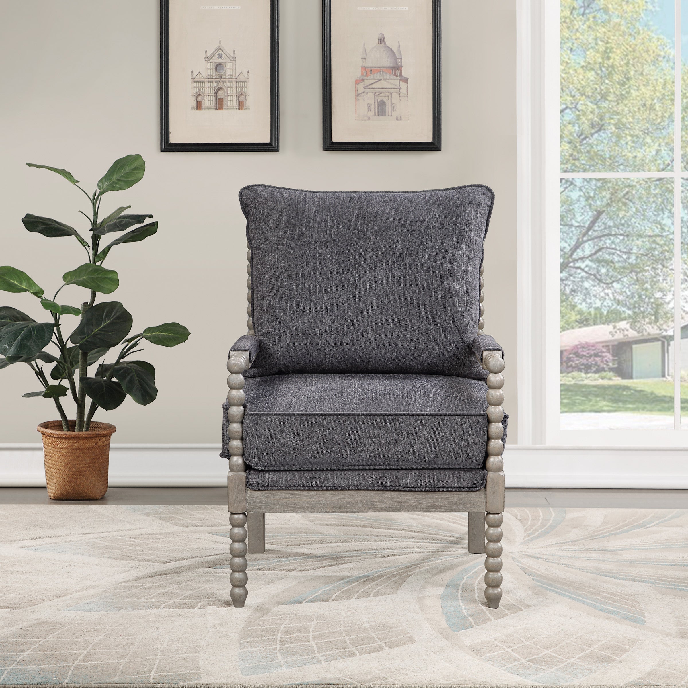 Abbott Chair - Charcoal
