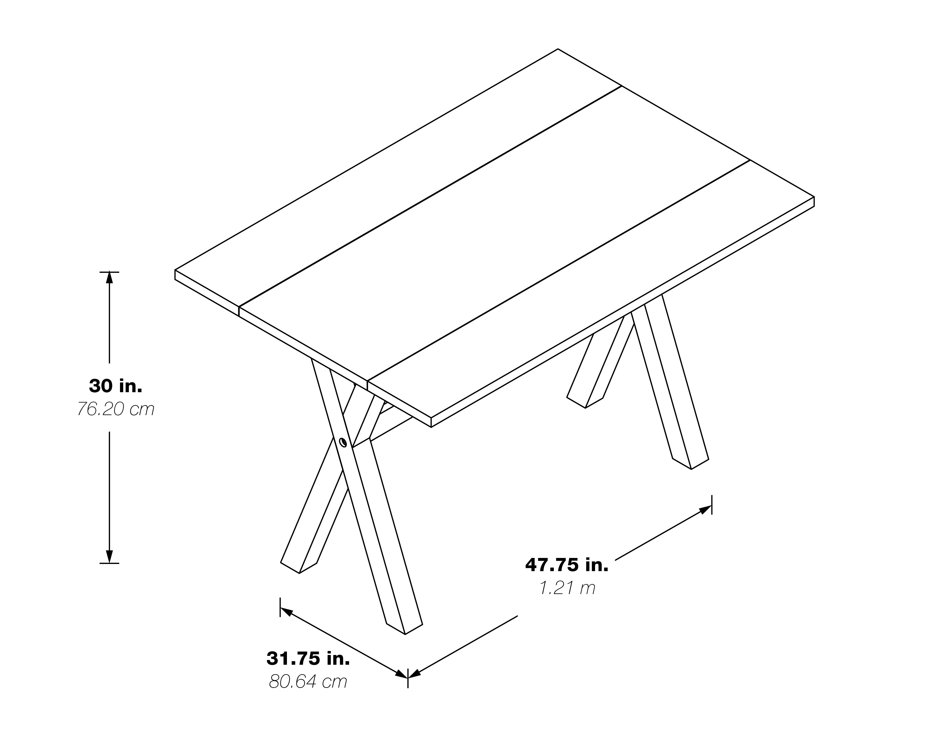 Albury Flip Top Table - Wood/White