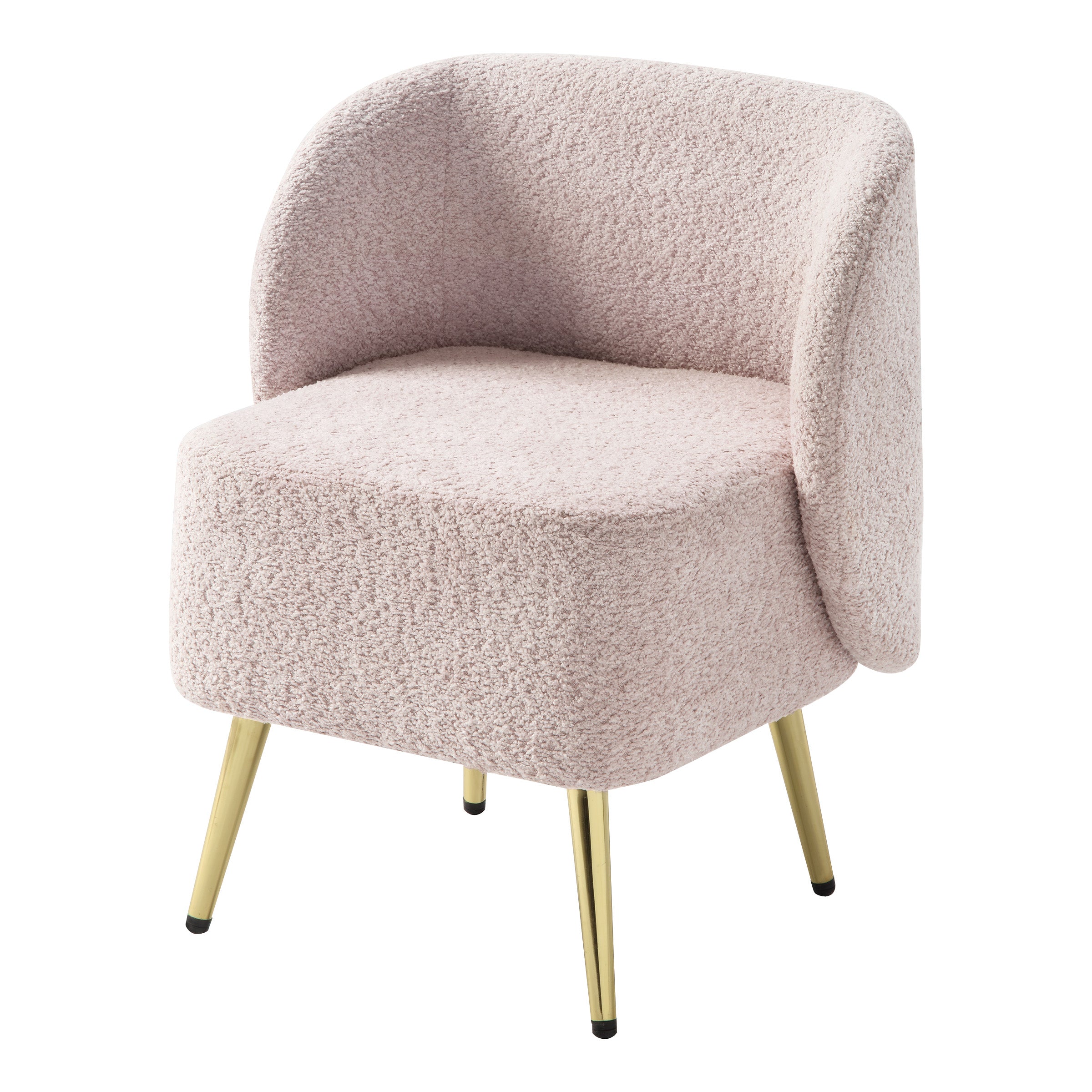 Abrina Vanity Chair - Dusty Rose