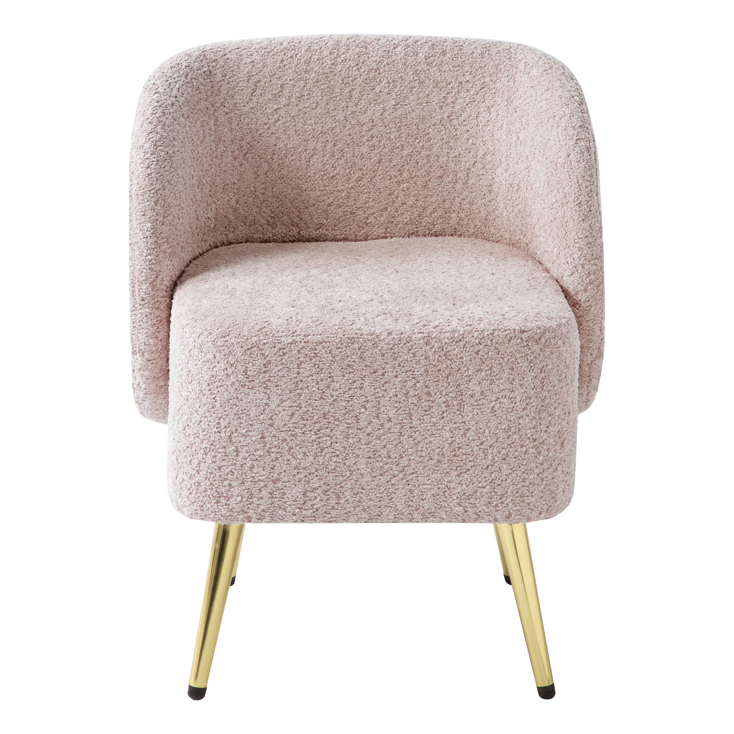 Abrina Vanity Chair - Dusty Rose