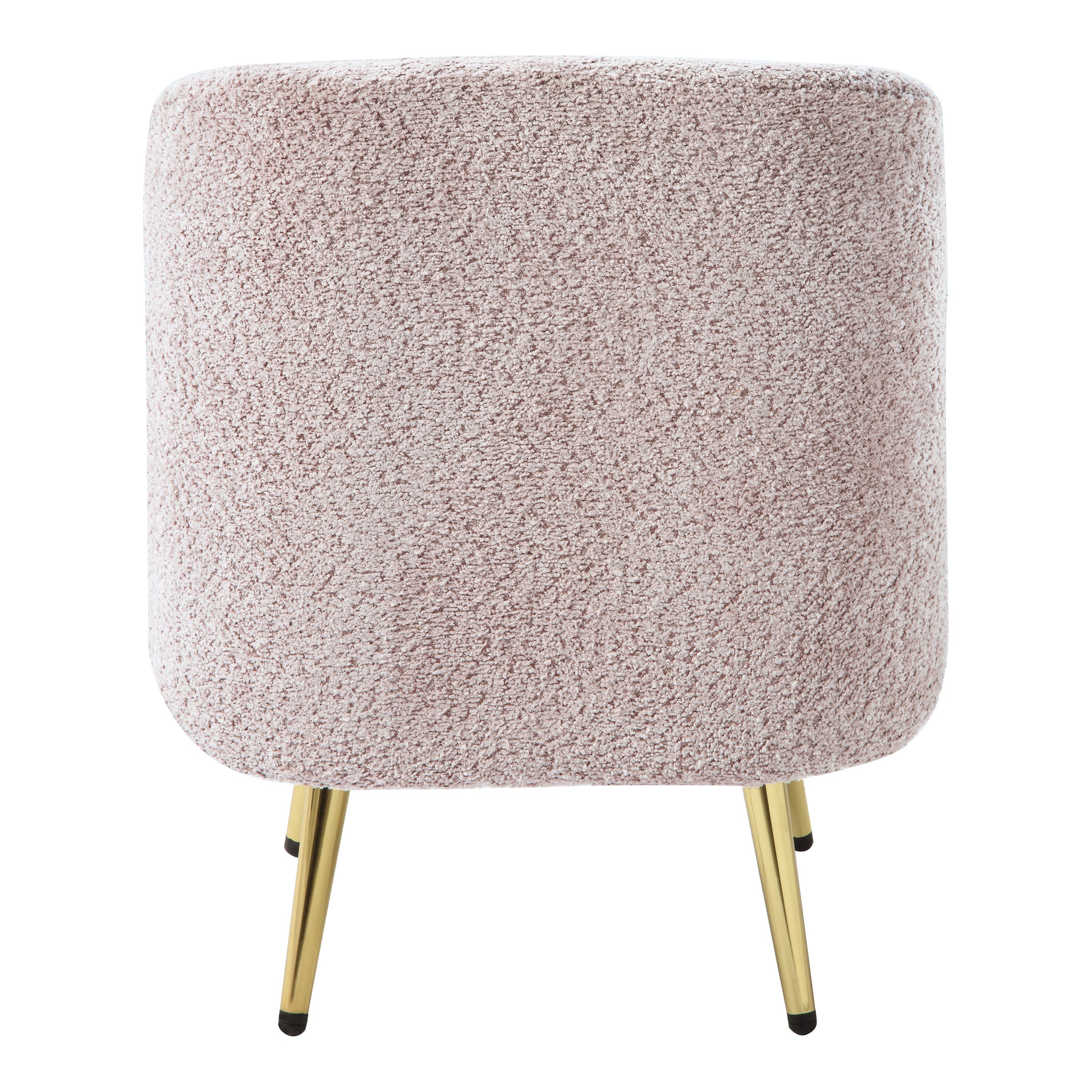 Abrina Vanity Chair - Dusty Rose