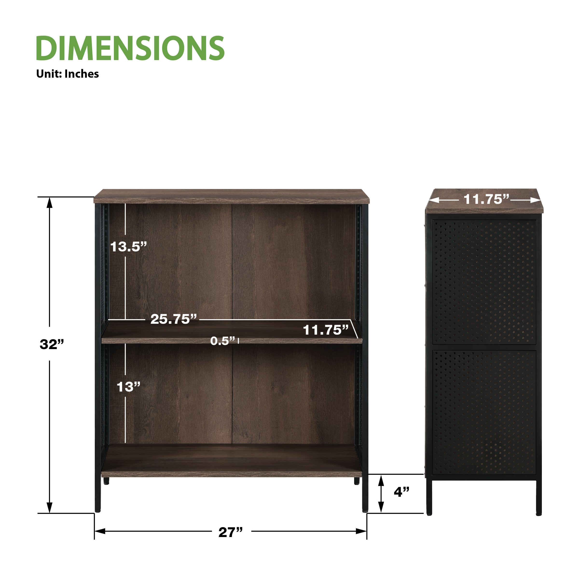 Ace 2 Cube Storage/Bookcase - Ozark Ash
