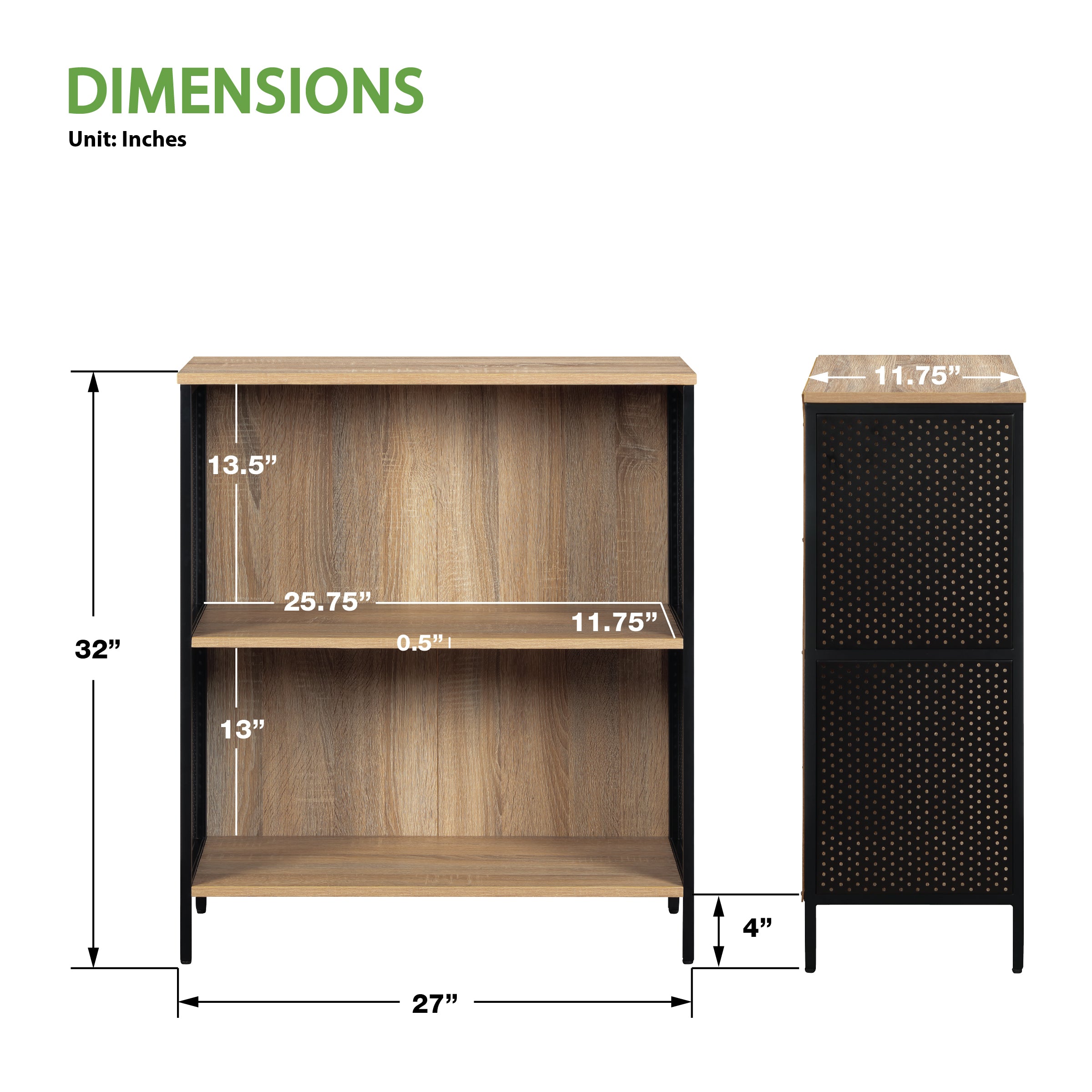 Ace 2 Cube Storage/Bookcase - River Oak