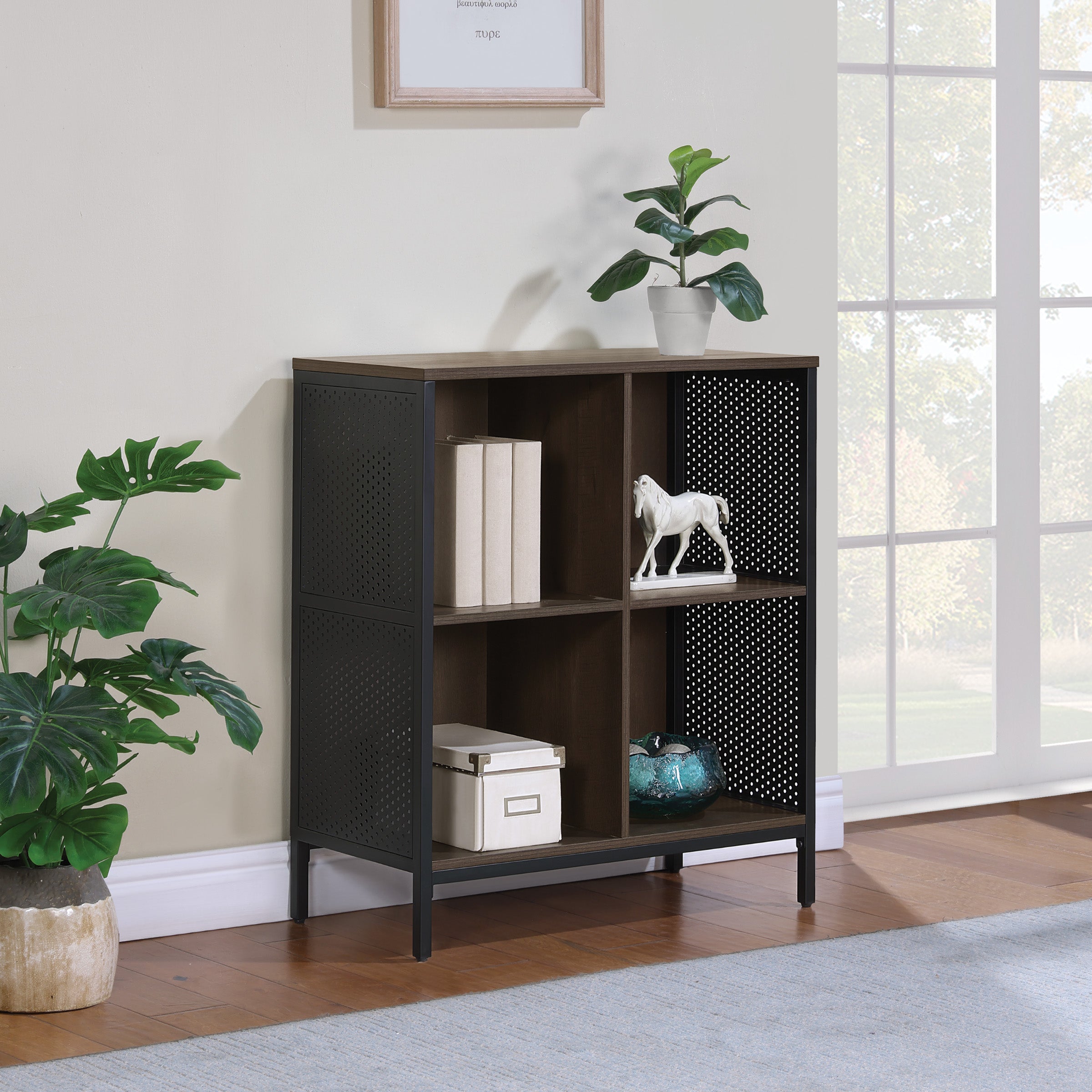 Ace 4 Cube Storage/Bookcase - Ozark Ash